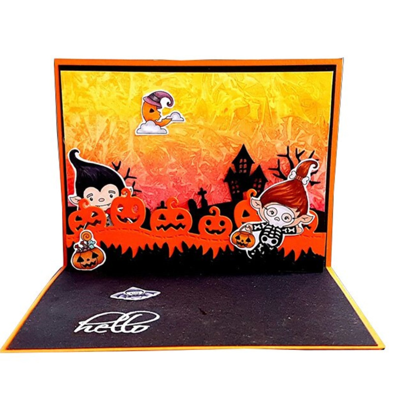 Halloween Scenes Borders Trio Cutting Dies