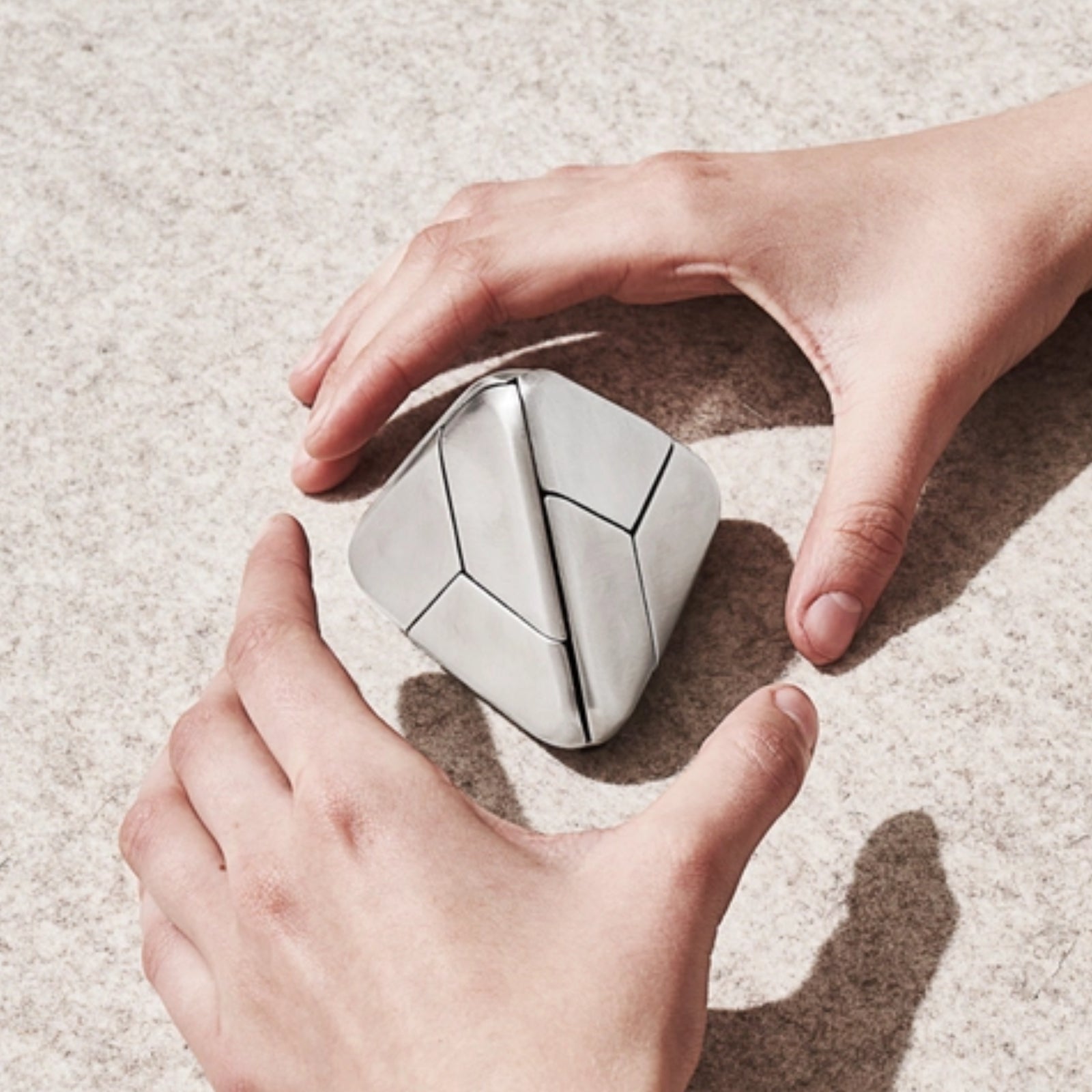 Tetra Puzzle - Stainless Steel - Level 6 - Craighill