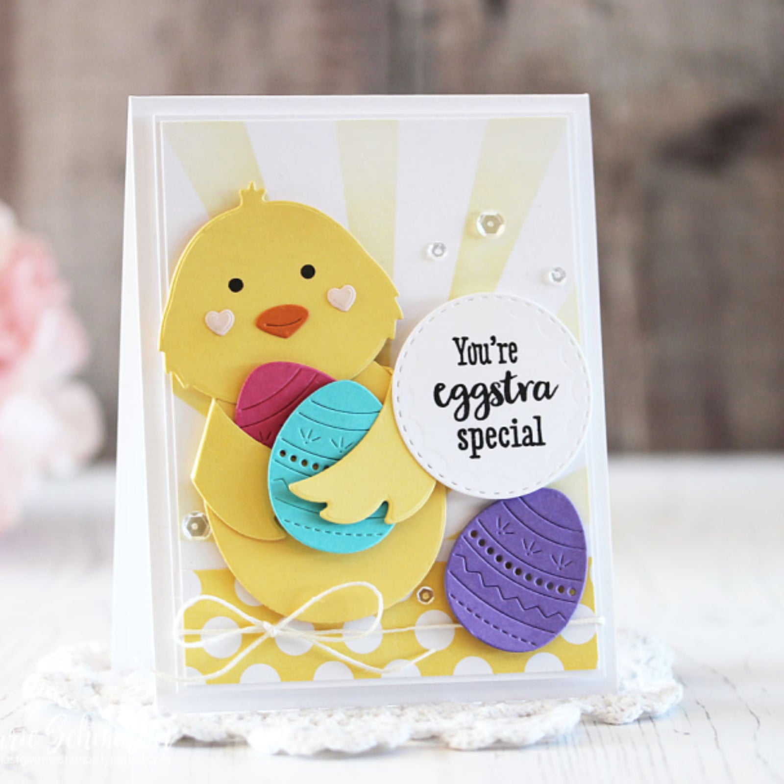 Easter Bunny / Chick w Egg & Carrot Cutting & Embossing Dies