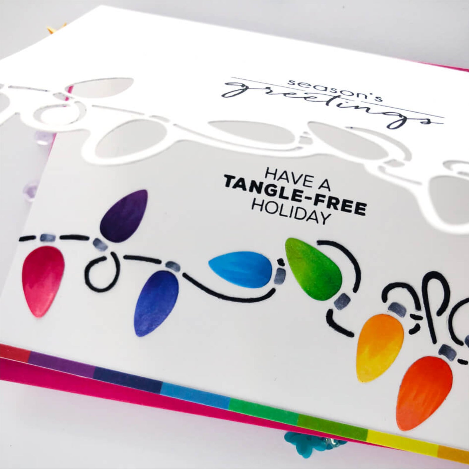 Holiday Lights Border Cutting Die