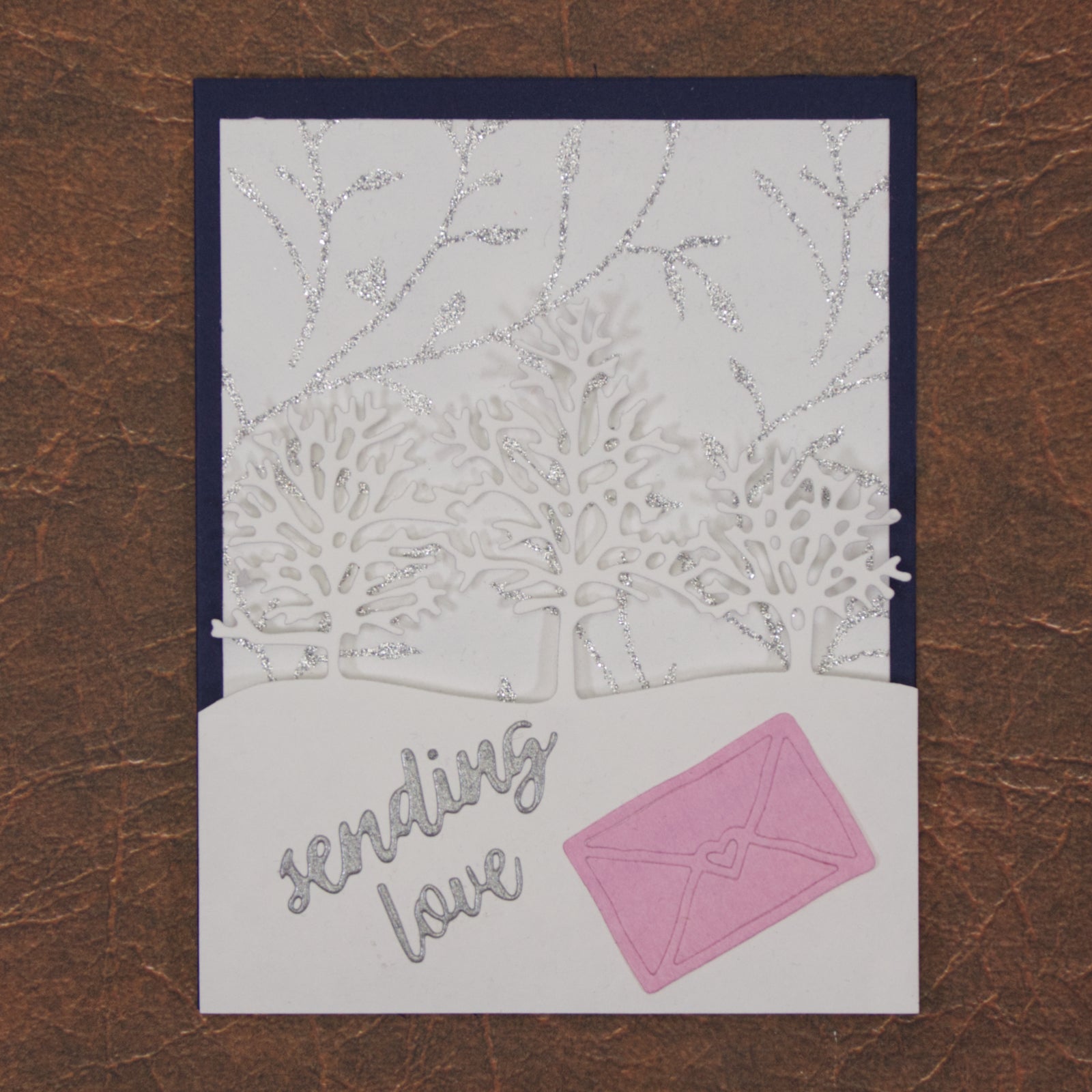 Winter Trees Scene Cutting Die - Style C