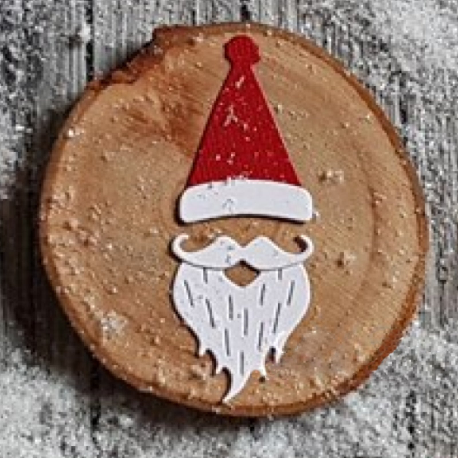 Santa Claus Heads Mini Cutting Embossing Dies