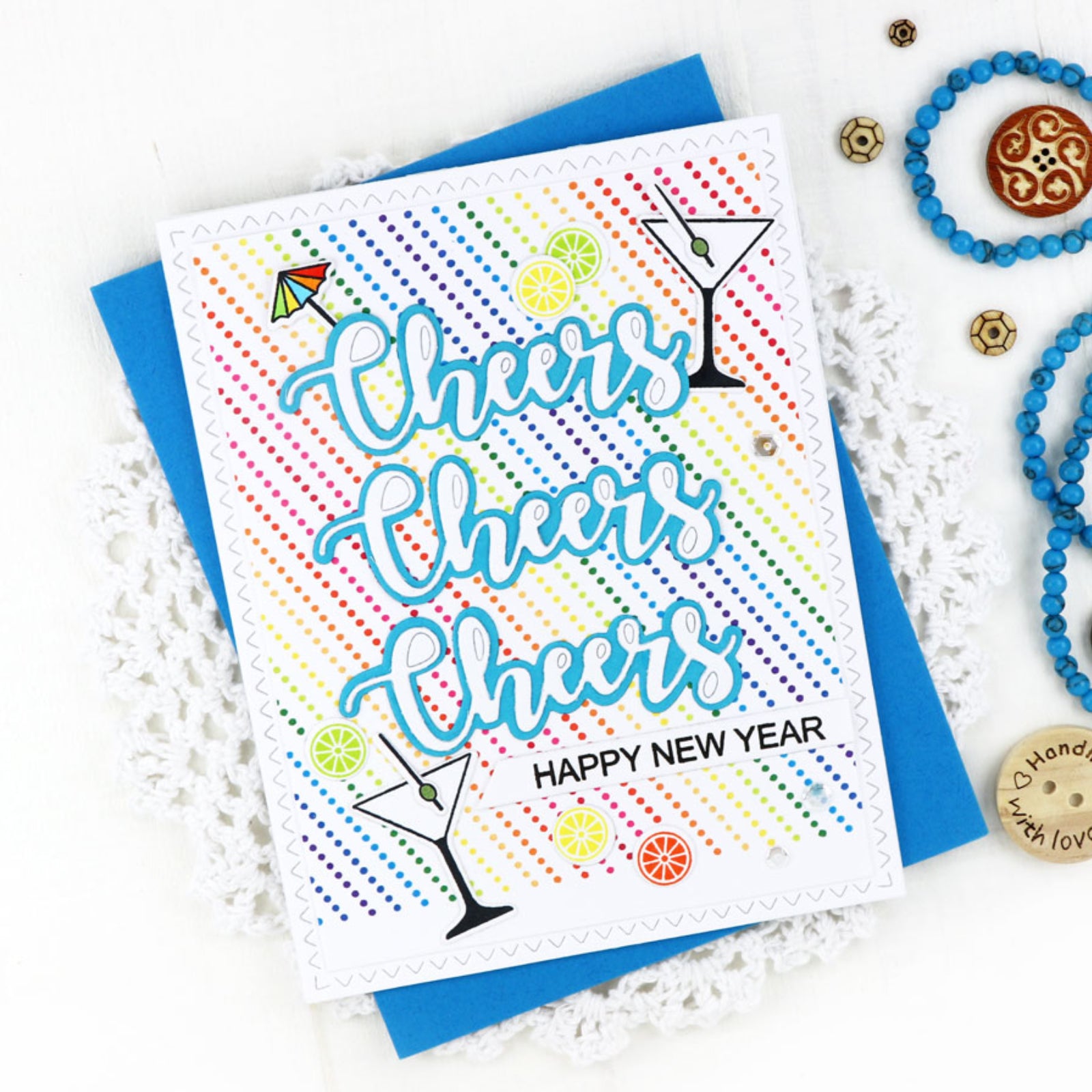 Eat Drink & Be Merry Cutting Dies & Stamps Set