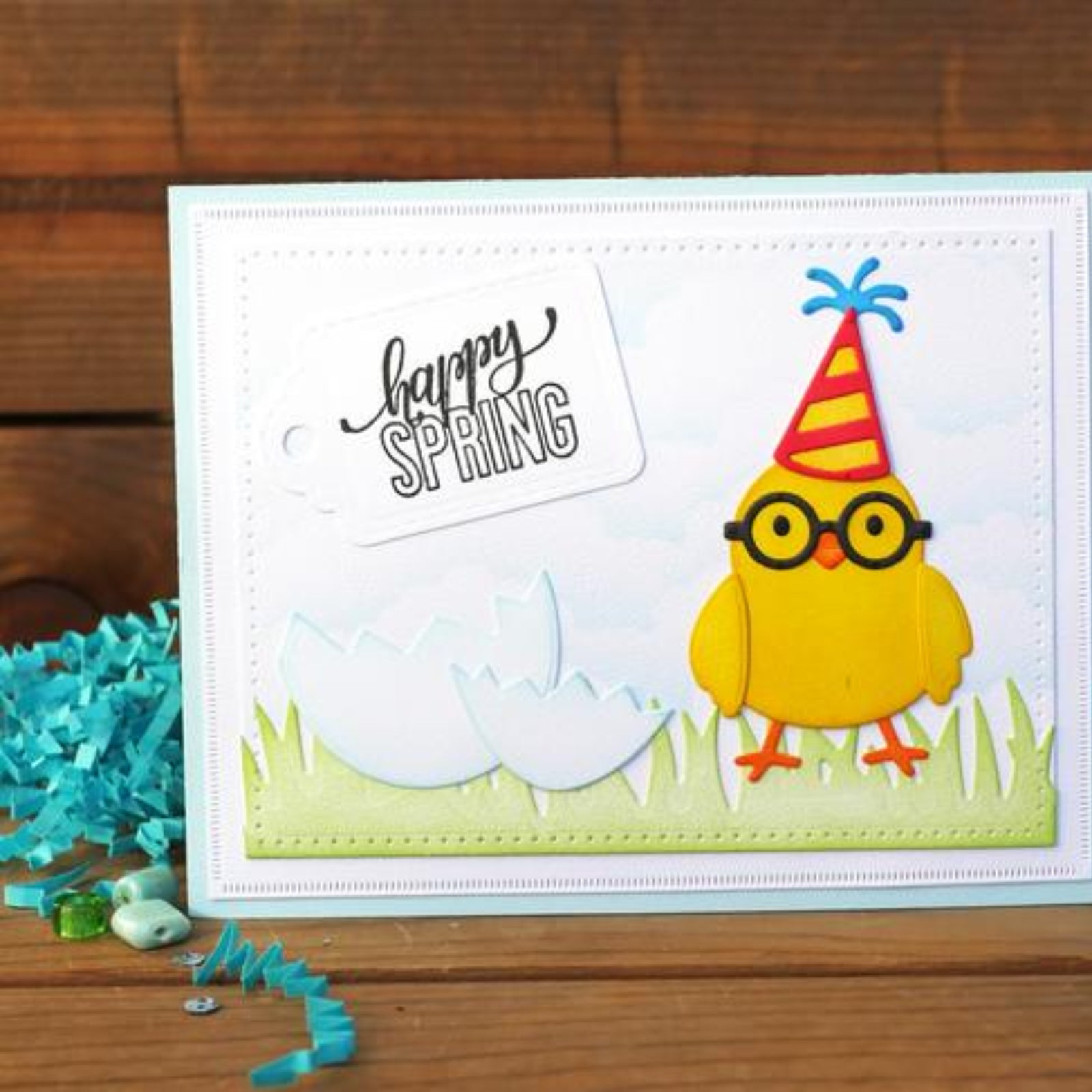 Just Hatched Chick w Eggshells Cutting & Embossing Dies