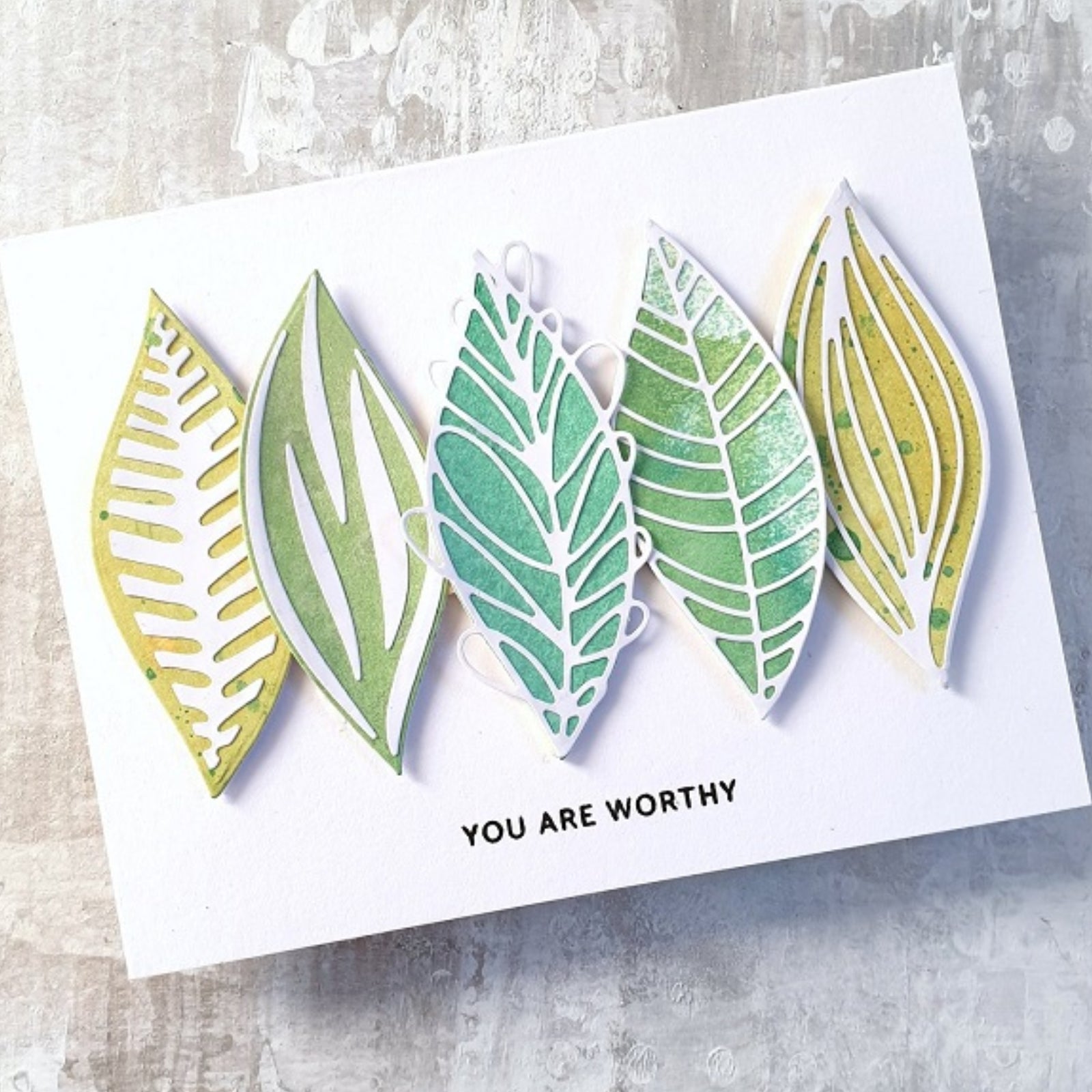 Modern Layering Leaves Mega Cutting Dies Set