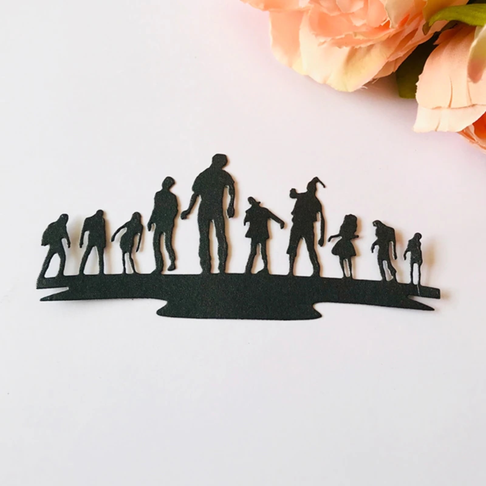 Zombie Horde Silhouette Cutting Die