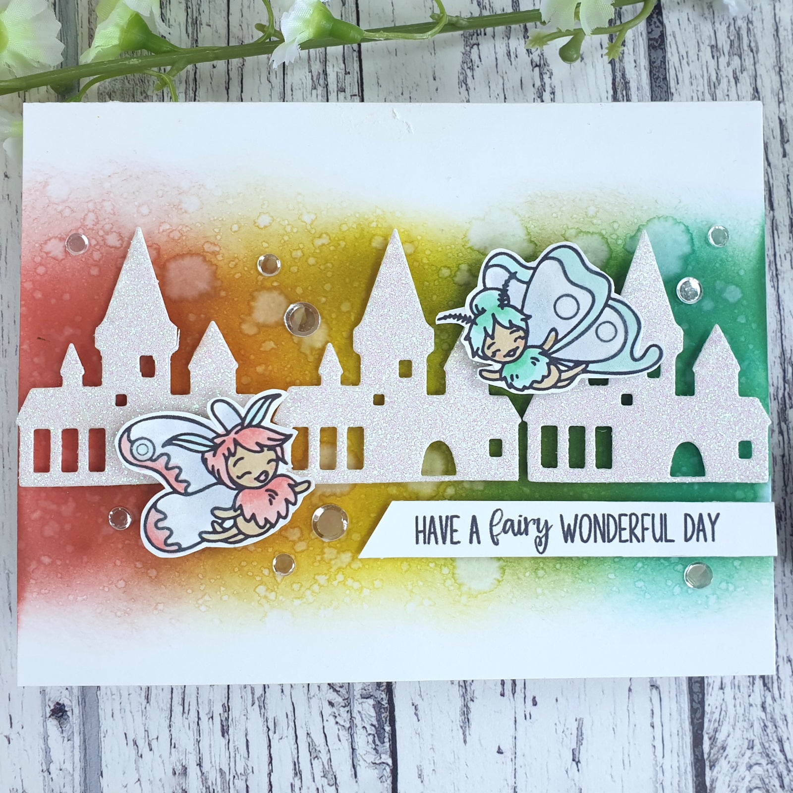 Magical Castle Mini Night Scene Cutting Die Set