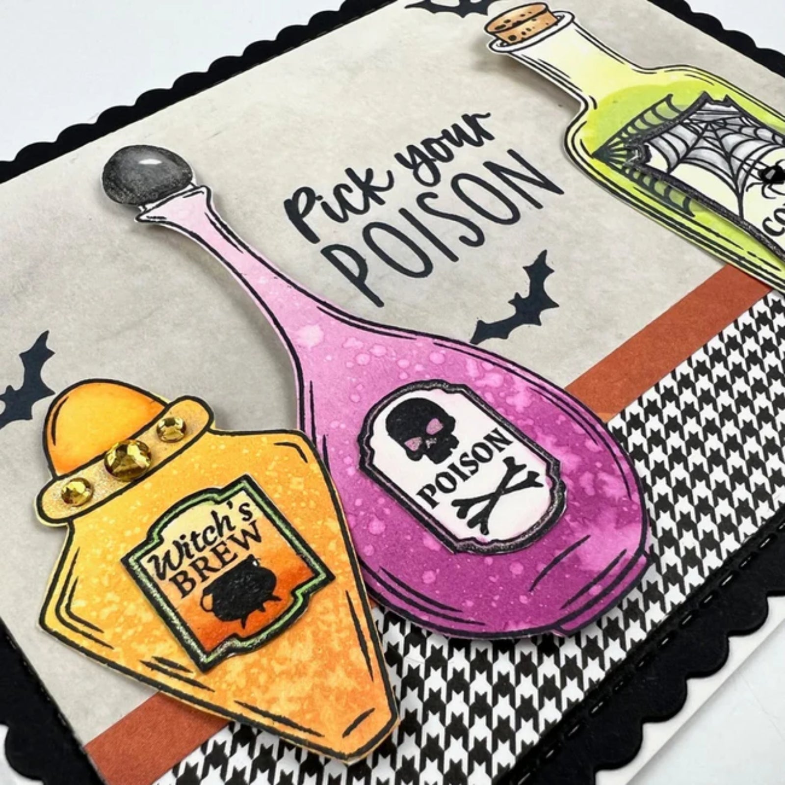 Powerful Potions Labels & Halloween Icons Cutting Dies & Stamps Set