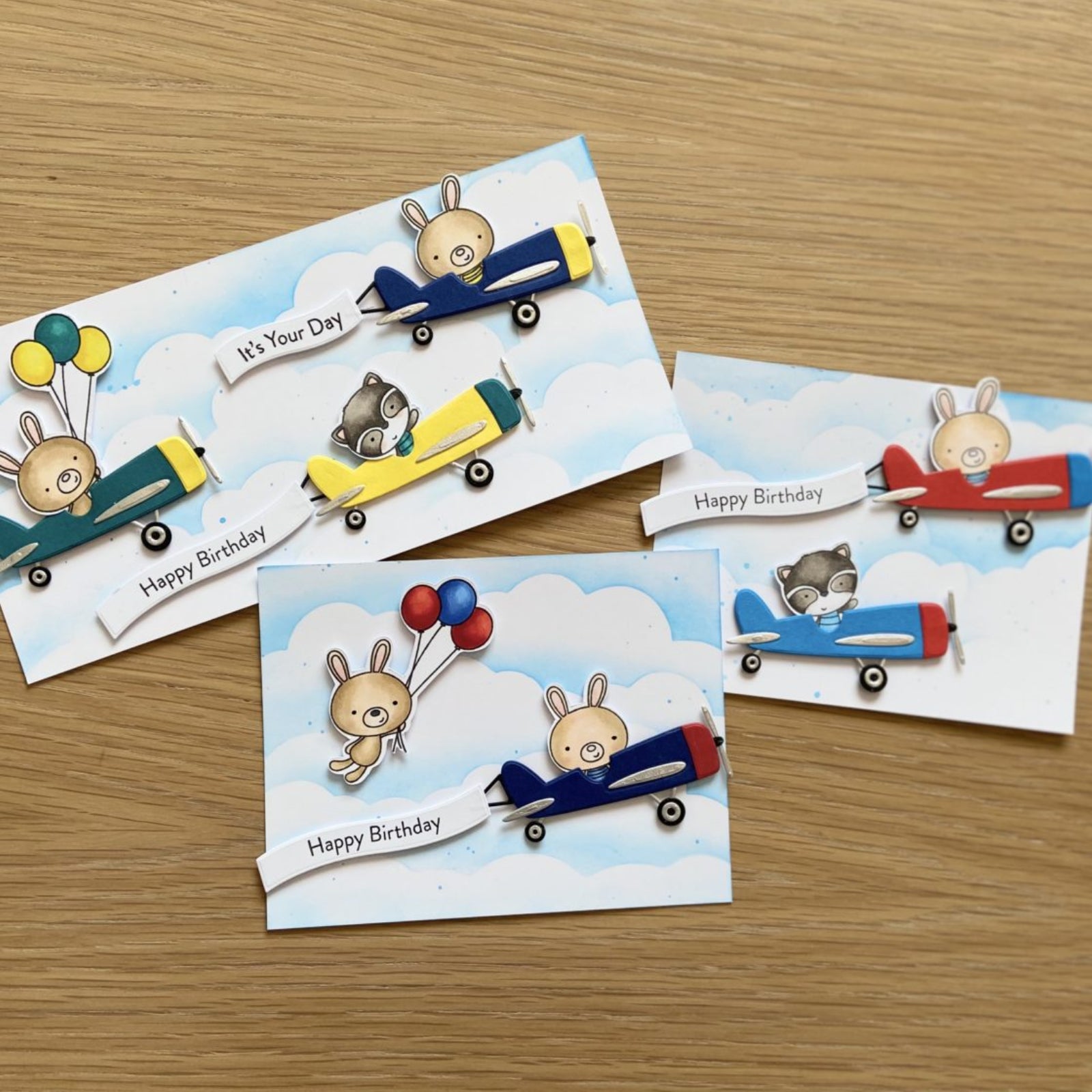 Build a Plane w Clouds Cutting & Embossing Dies