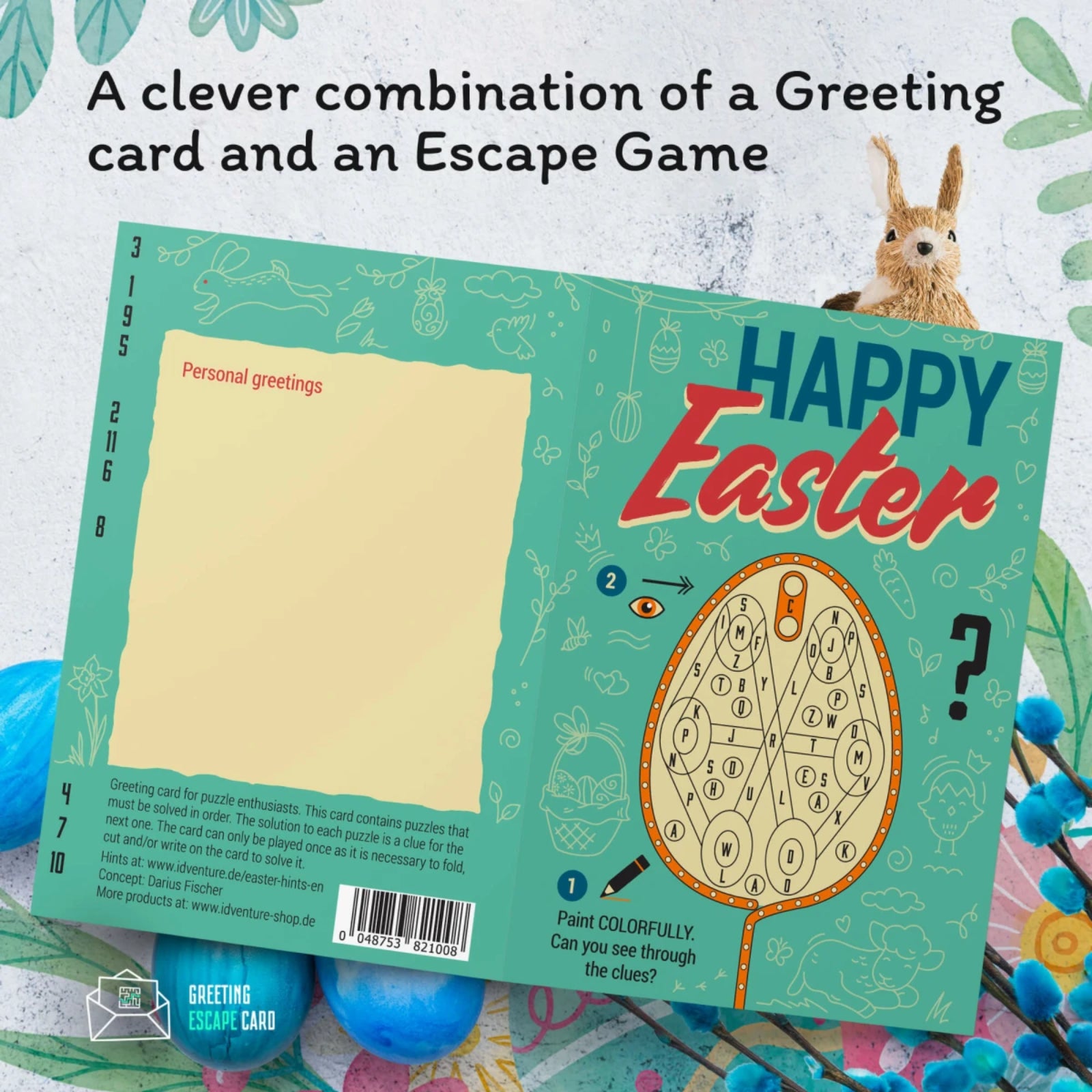 Happy Easter Escape Greeting Card (EN) - iDventure