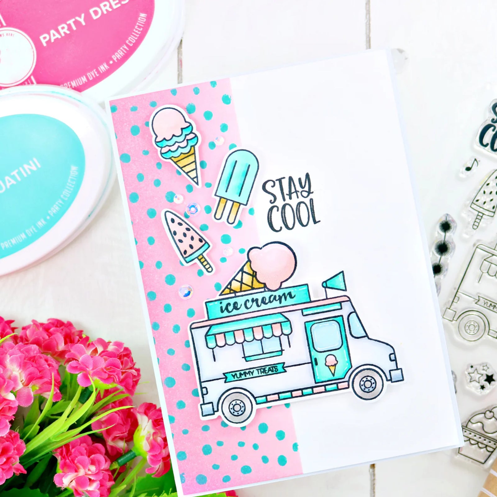 Polka Dots Frenzy Background Cutting Die