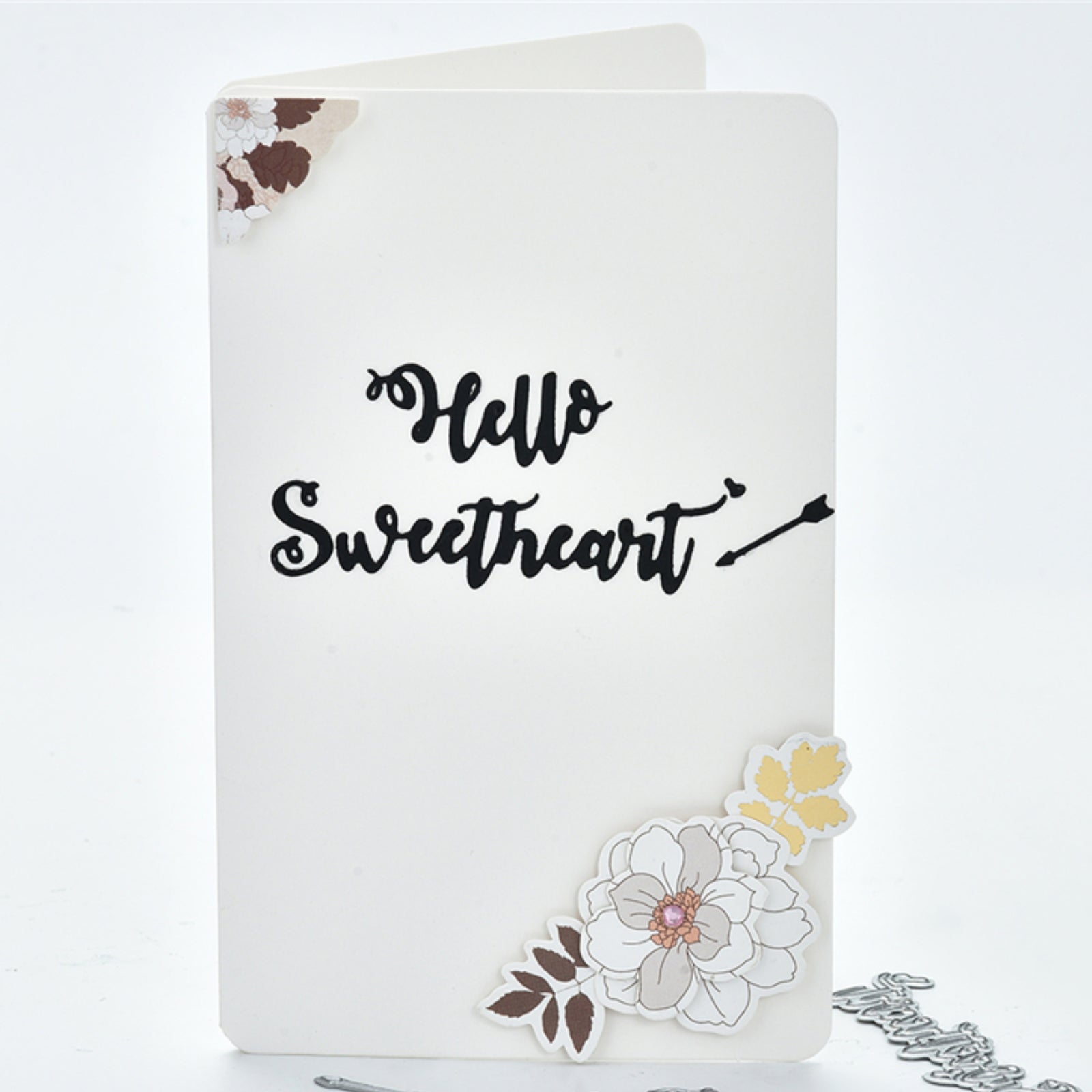 Hello Sweetheart Sentiment Cutting Dies