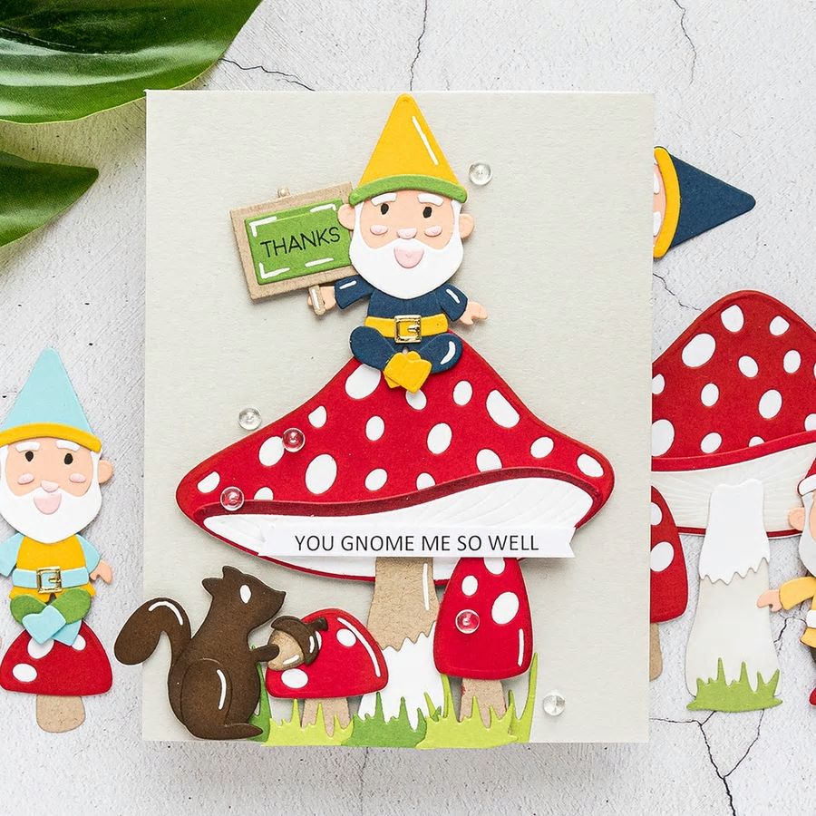 Where Gnomes Roam Cutting Die Set