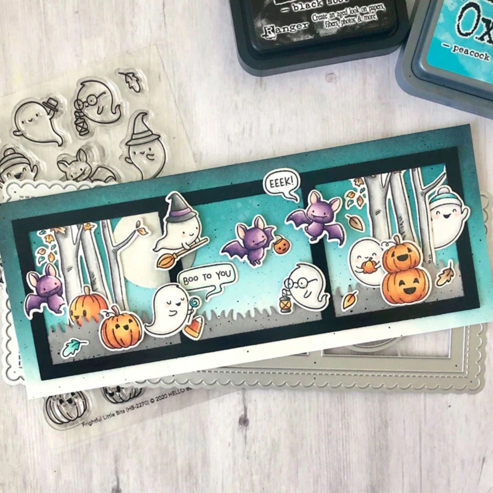 Boo Friends Halloween Cutting Dies & Stamps Set