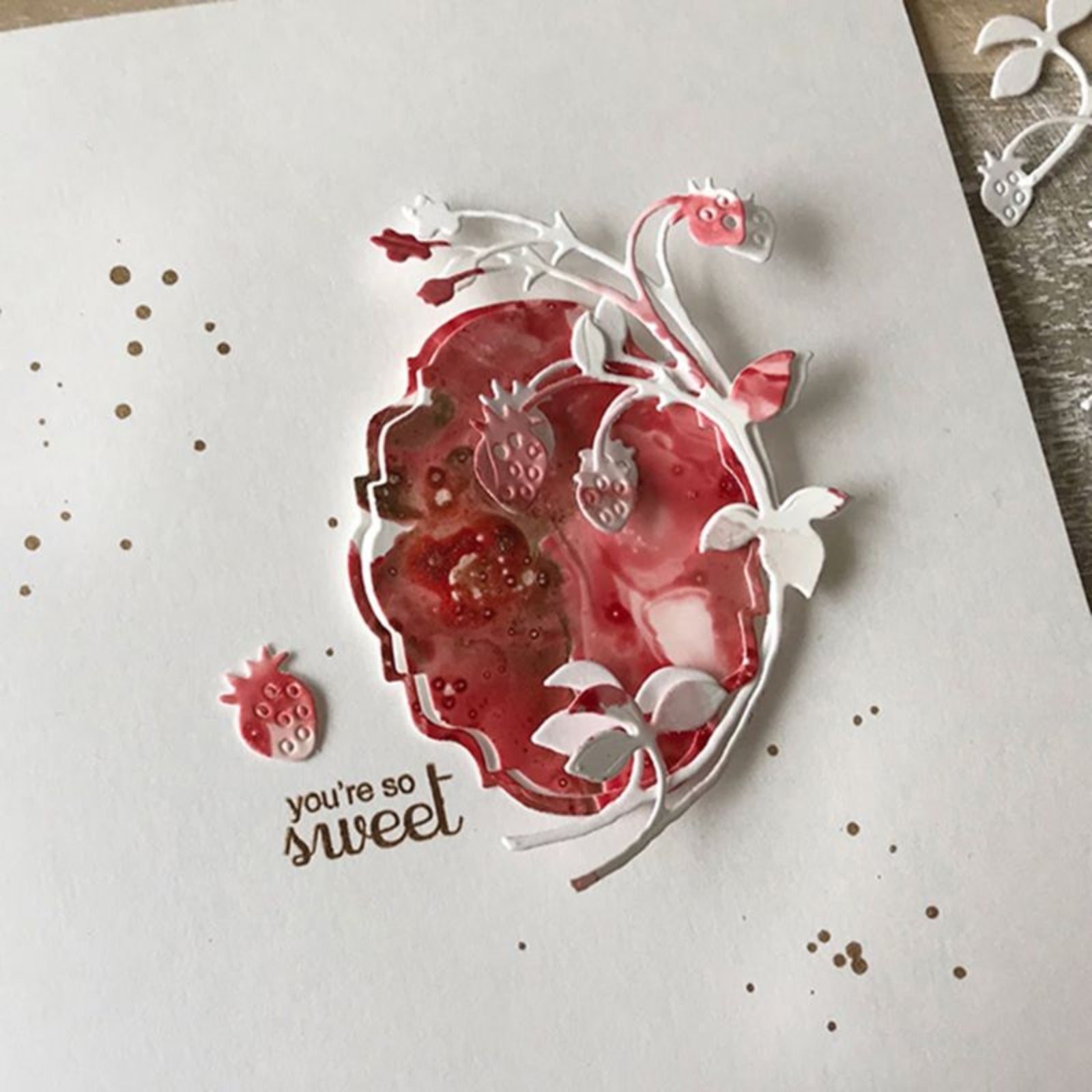 Wild Strawberry Vines Cutting Dies