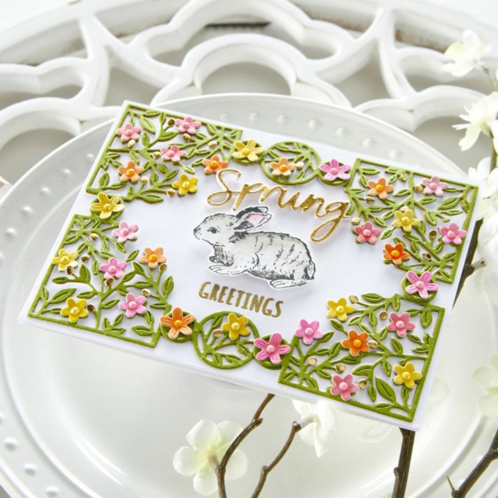 Spring Has Sprung Make Your Own Floral Frame Cutting Dies