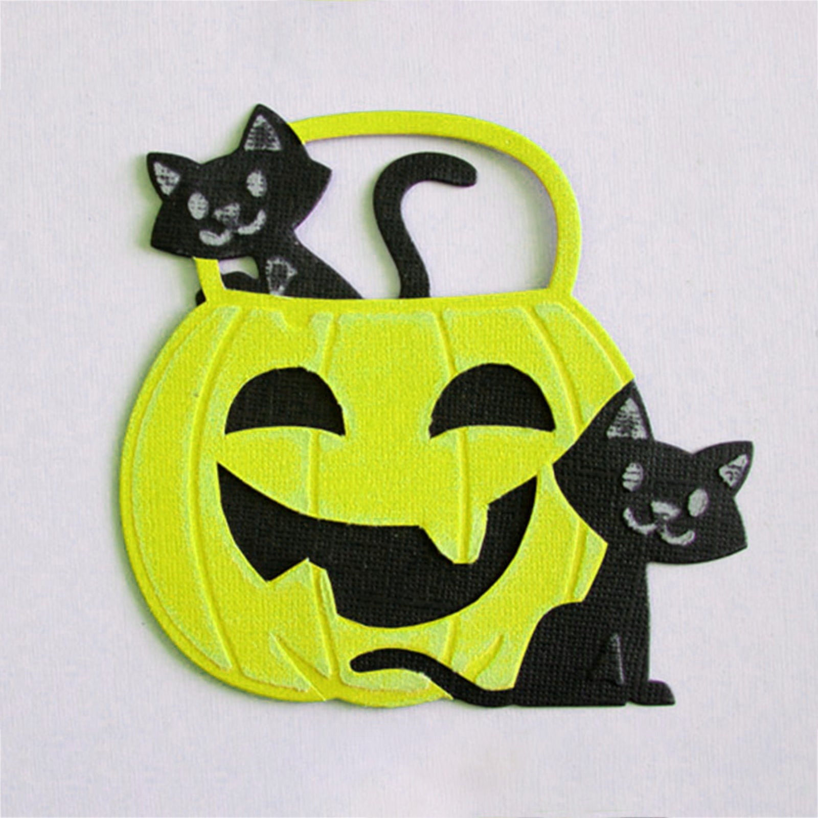 Halloween Jack-o-lantern Candy Bucket Cutting & Embossing Die