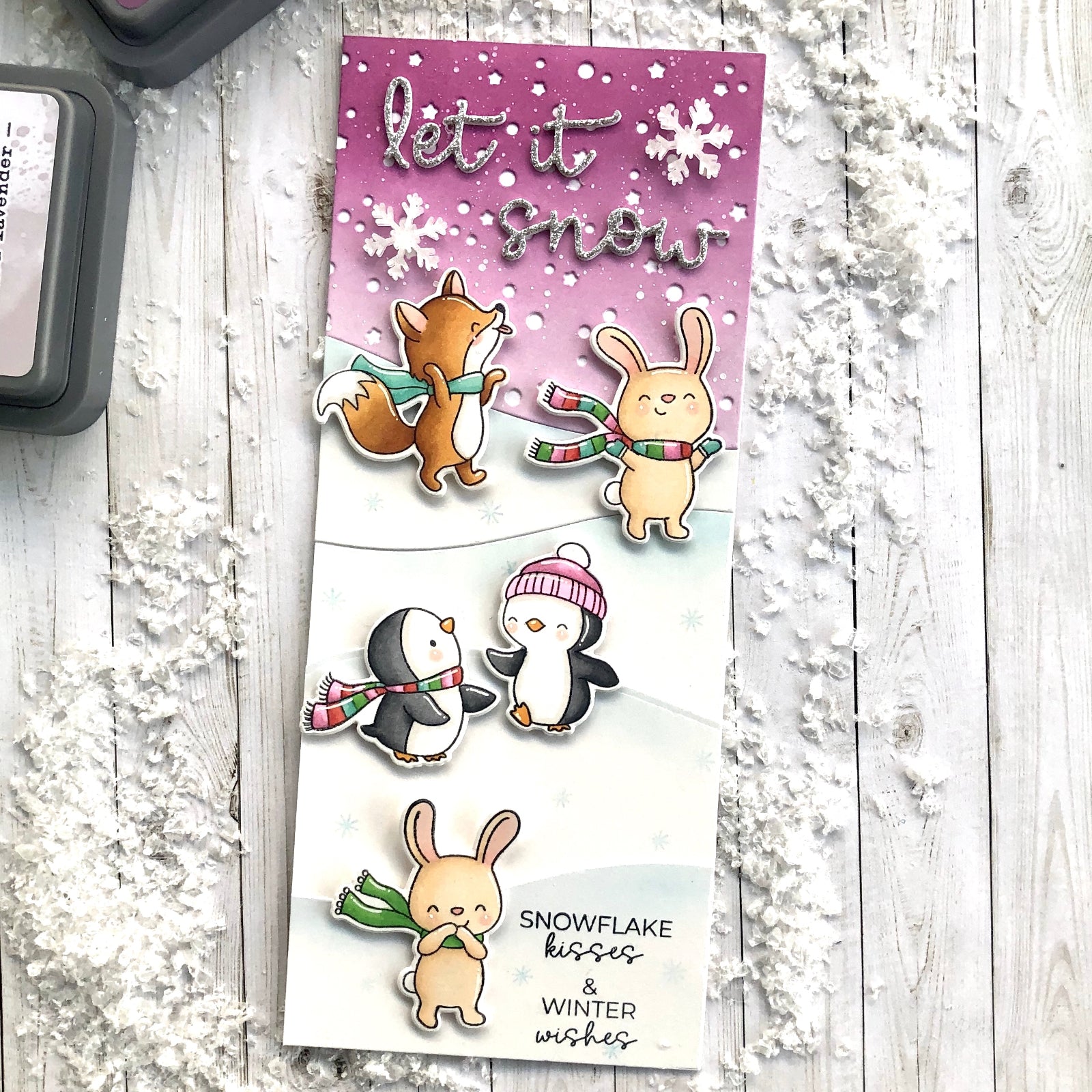Oh What Fun Winter Animal Friends Cutting Dies & Stamps Set
