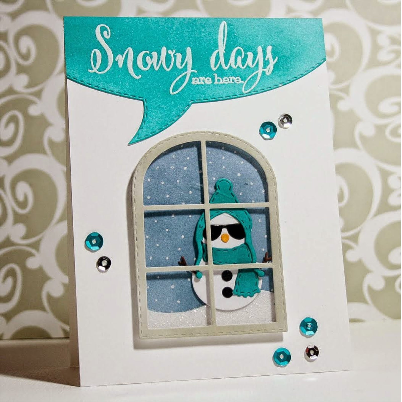 Build Your Own Snowman Trio Cutting Dies Set Style B