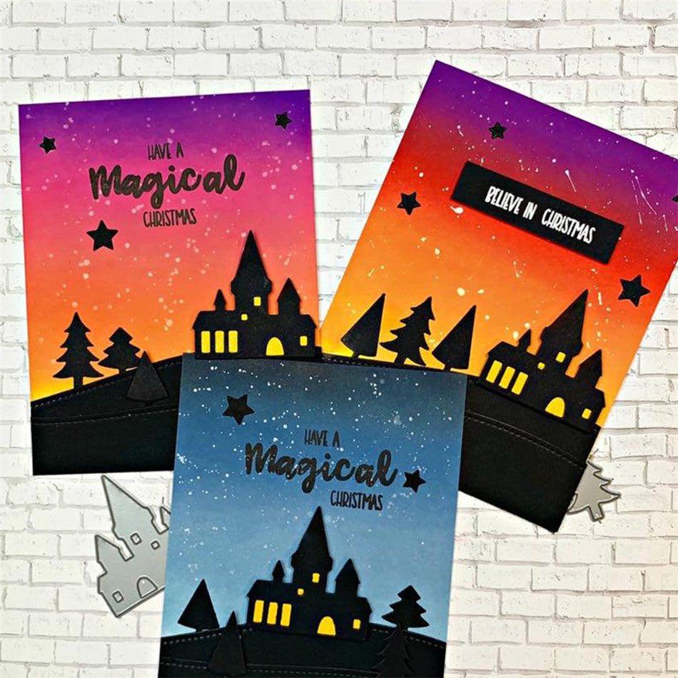 Magical Castle Mini Night Scene Cutting Die Set