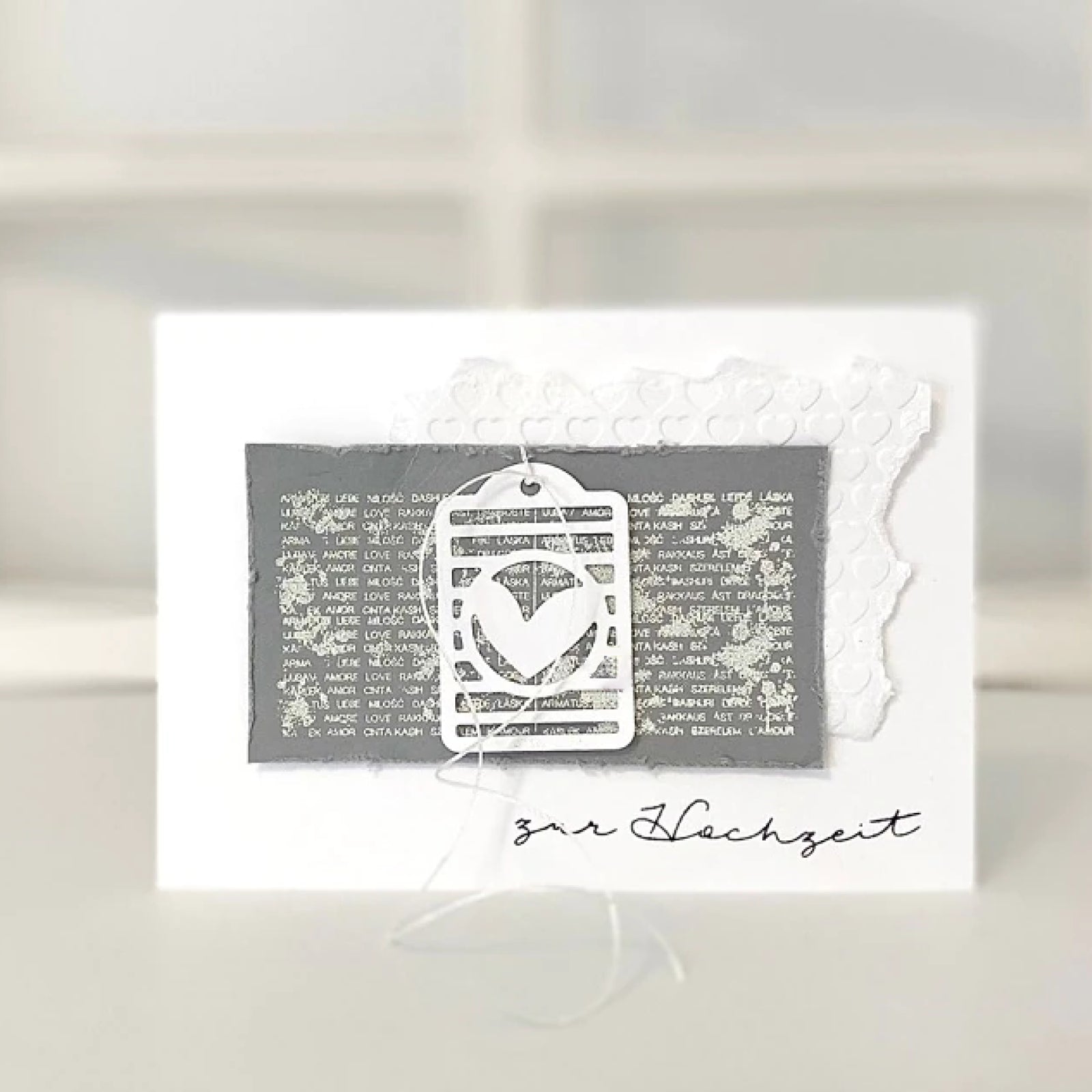 Layering Love Heart Tags Cutting Dies