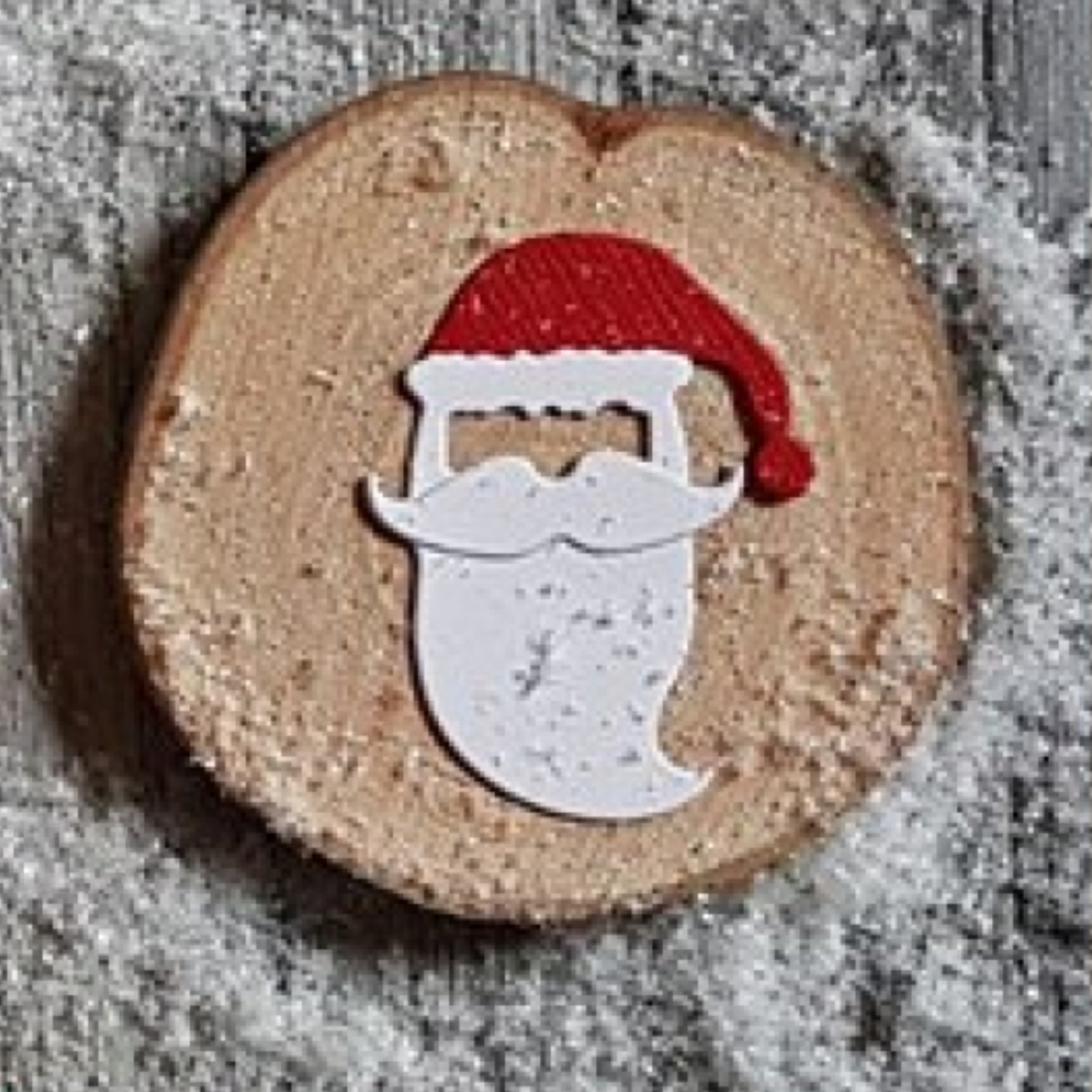 Santa Claus Heads Mini Cutting Embossing Dies