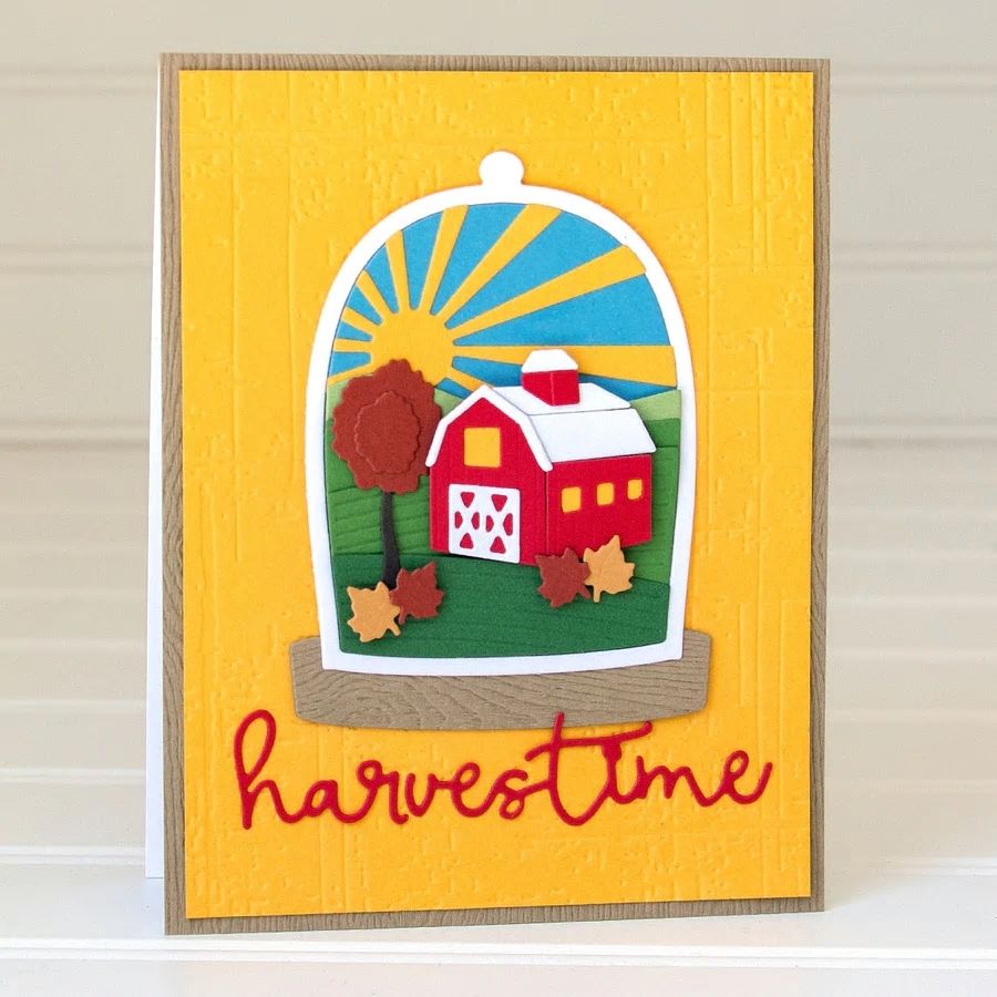 Harvest Time Scene Builder Cutting & Embossing Dies
