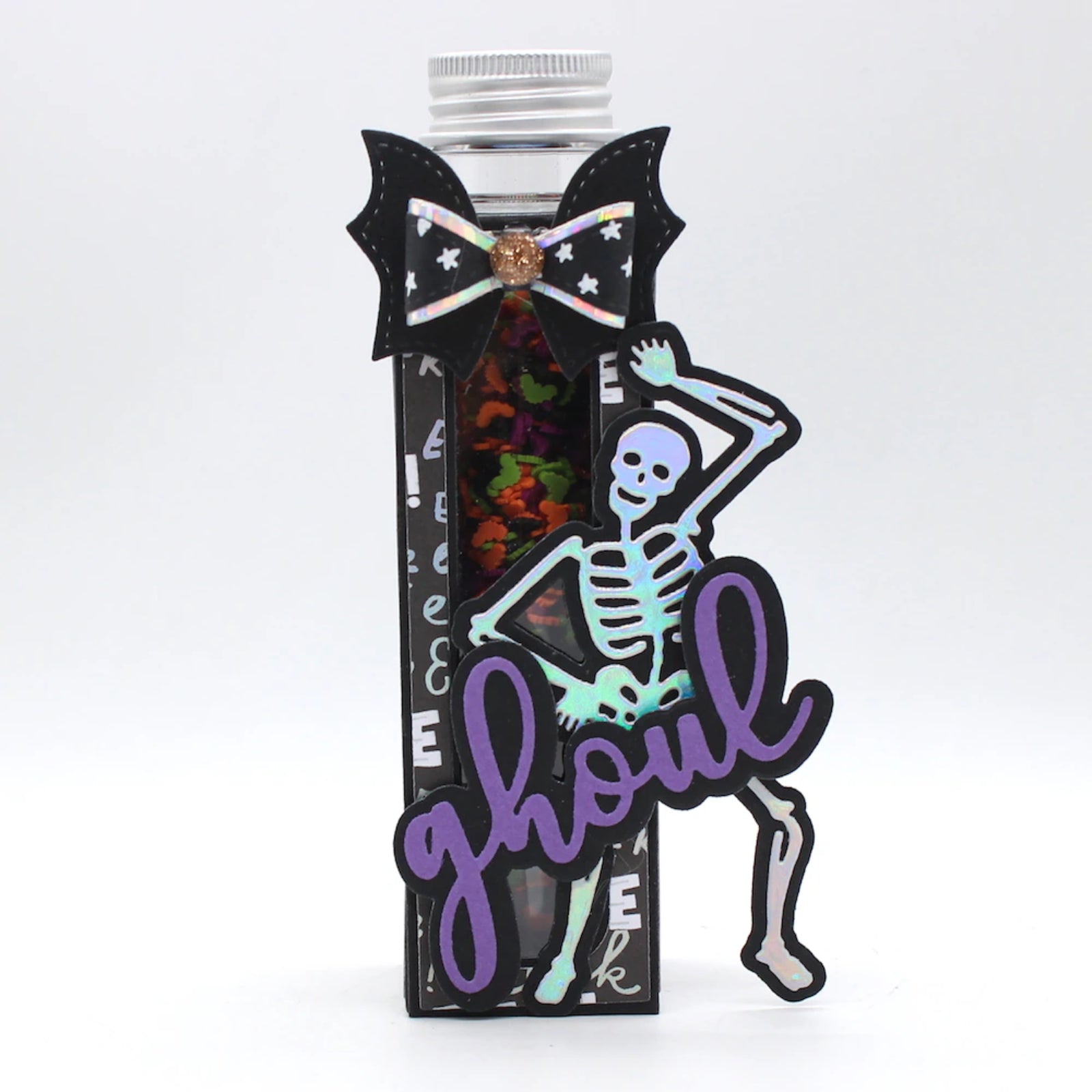 Scary Ghoul Halloween Words w Shadows Cutting Dies