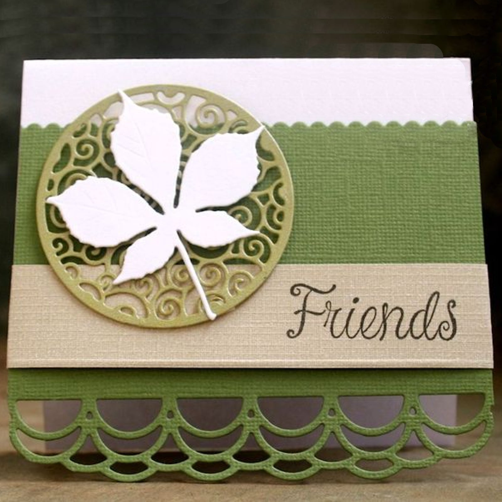 Five Fine Leaves Cutting & Embossing Dies