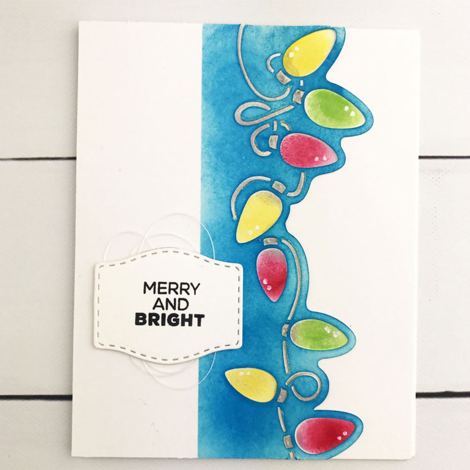 Holiday Lights Border Cutting Die