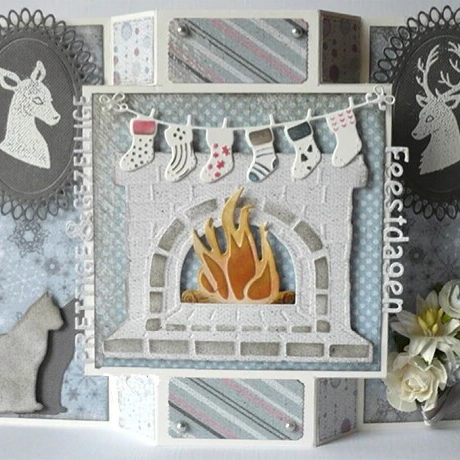 Strung Up Stockings Cutting & Embossing Die