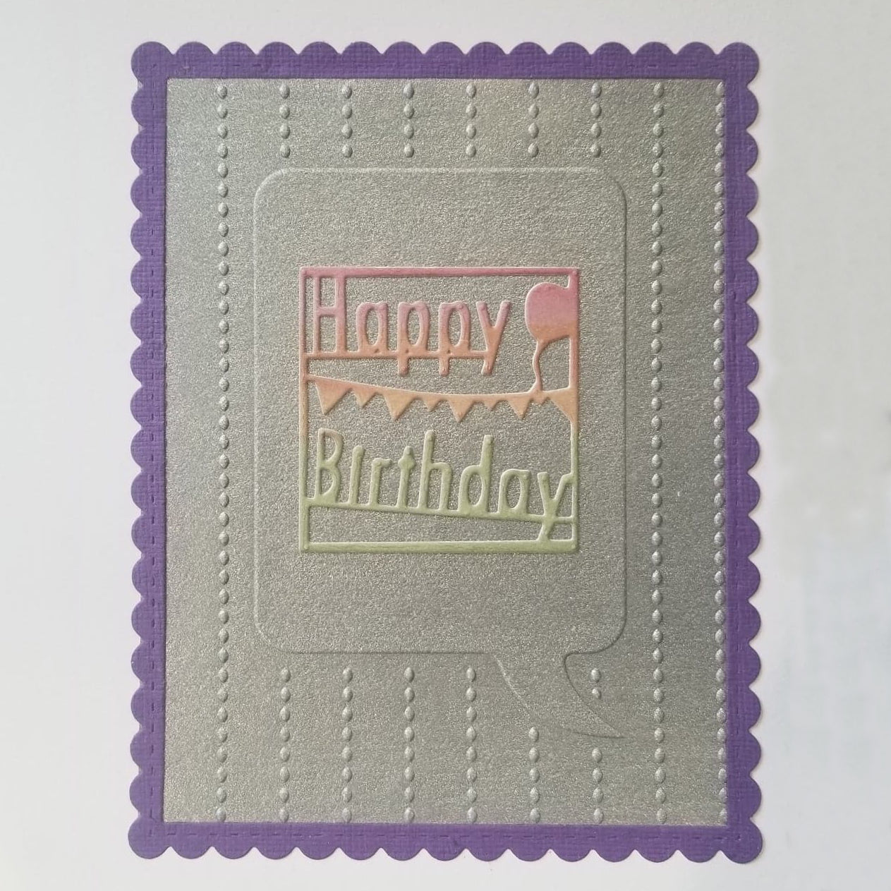 Square Framed Sentiments Words Cutting & Embossing Dies