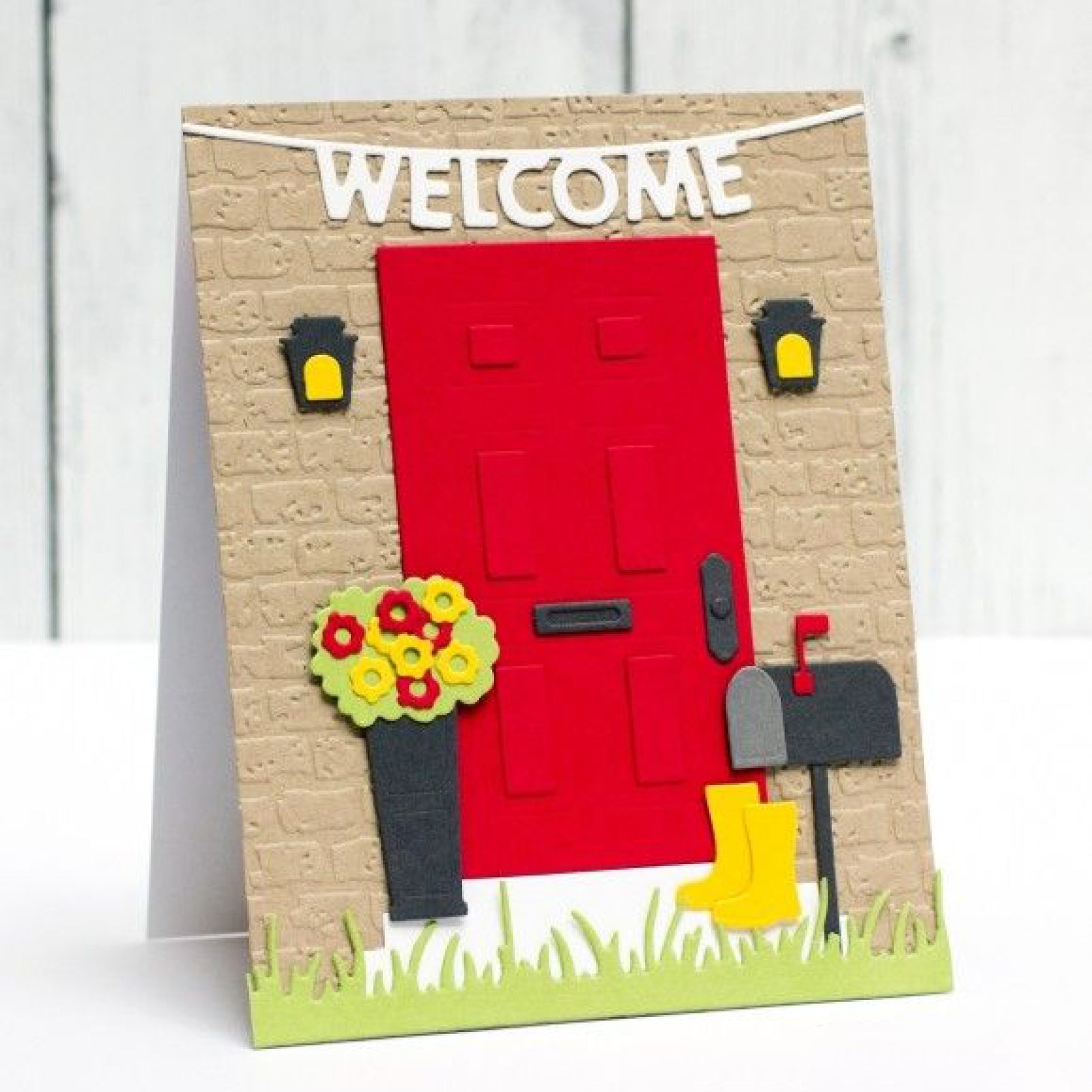 Welcome Spring Sentiment Banners Cutting Dies