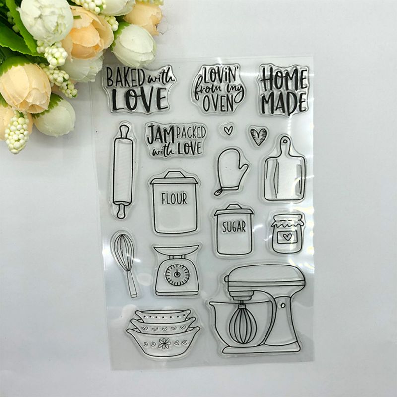 Baked With Love Kitchenware Cutting Dies & Stamps Set