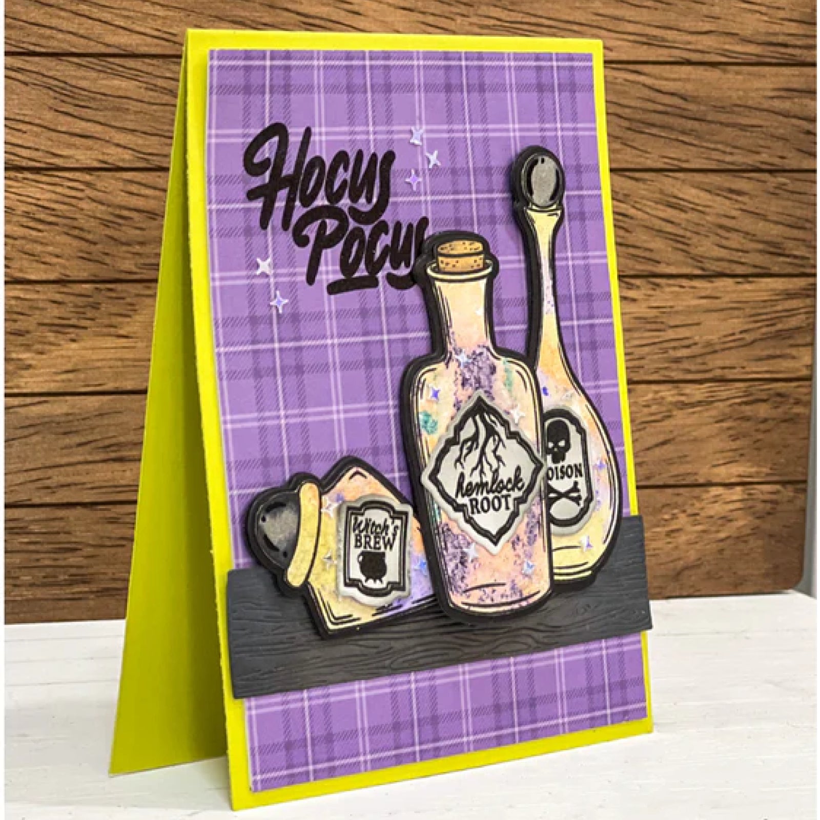 Powerful Potions Labels & Halloween Icons Cutting Dies & Stamps Set