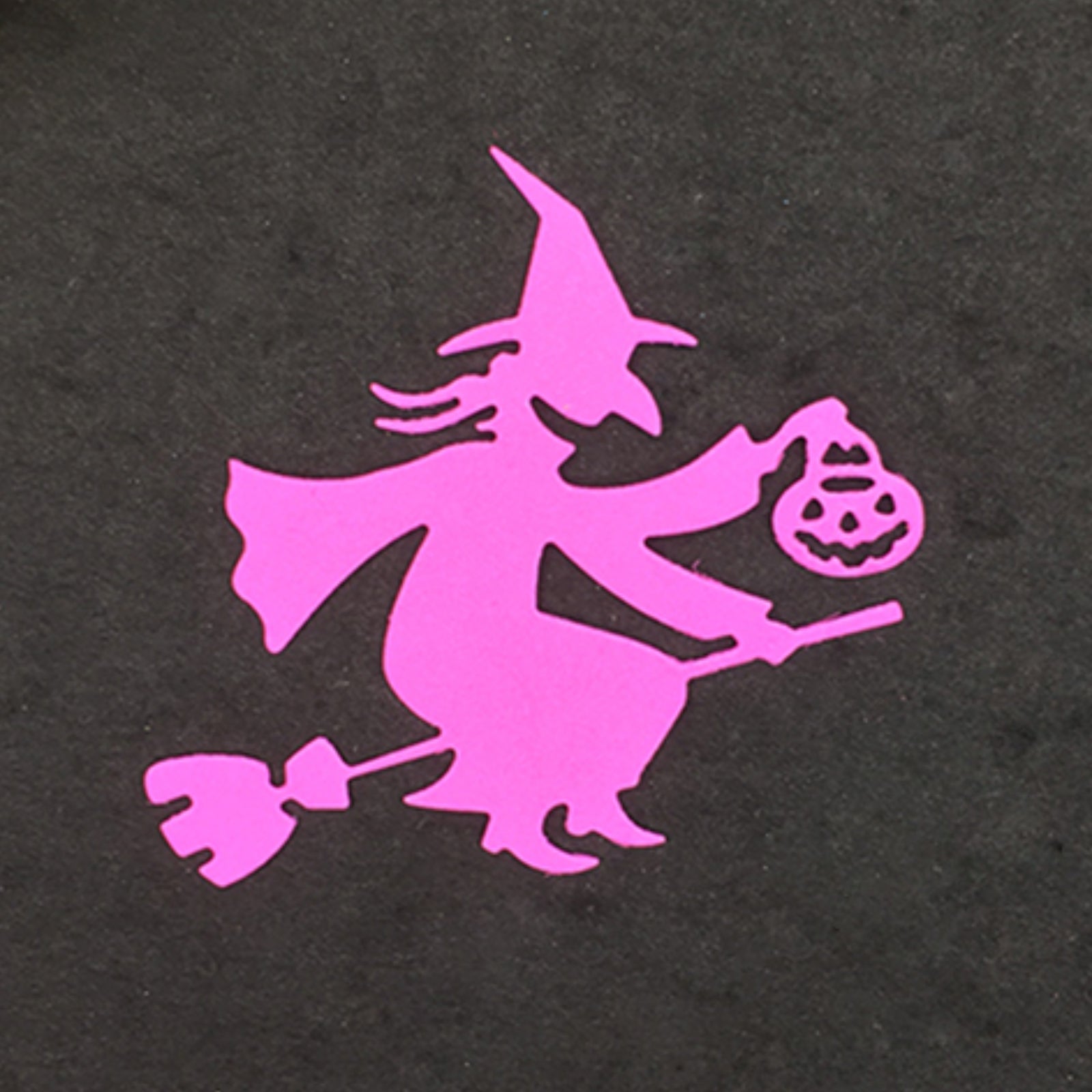 Smiling Flying Witch Halloween Cutting Die
