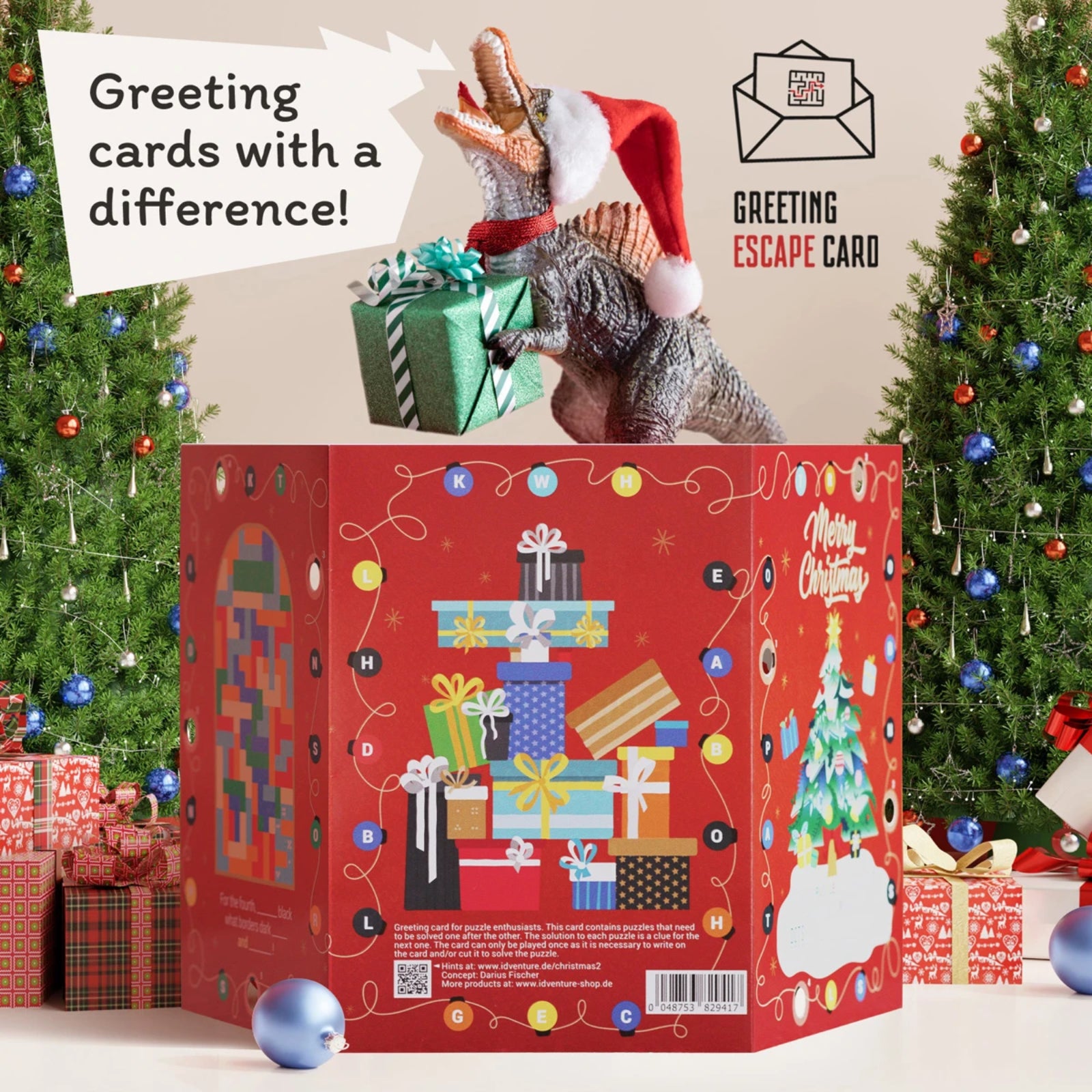 Merry Christmas (2022) Escape Greeting Card (EN) - iDventure