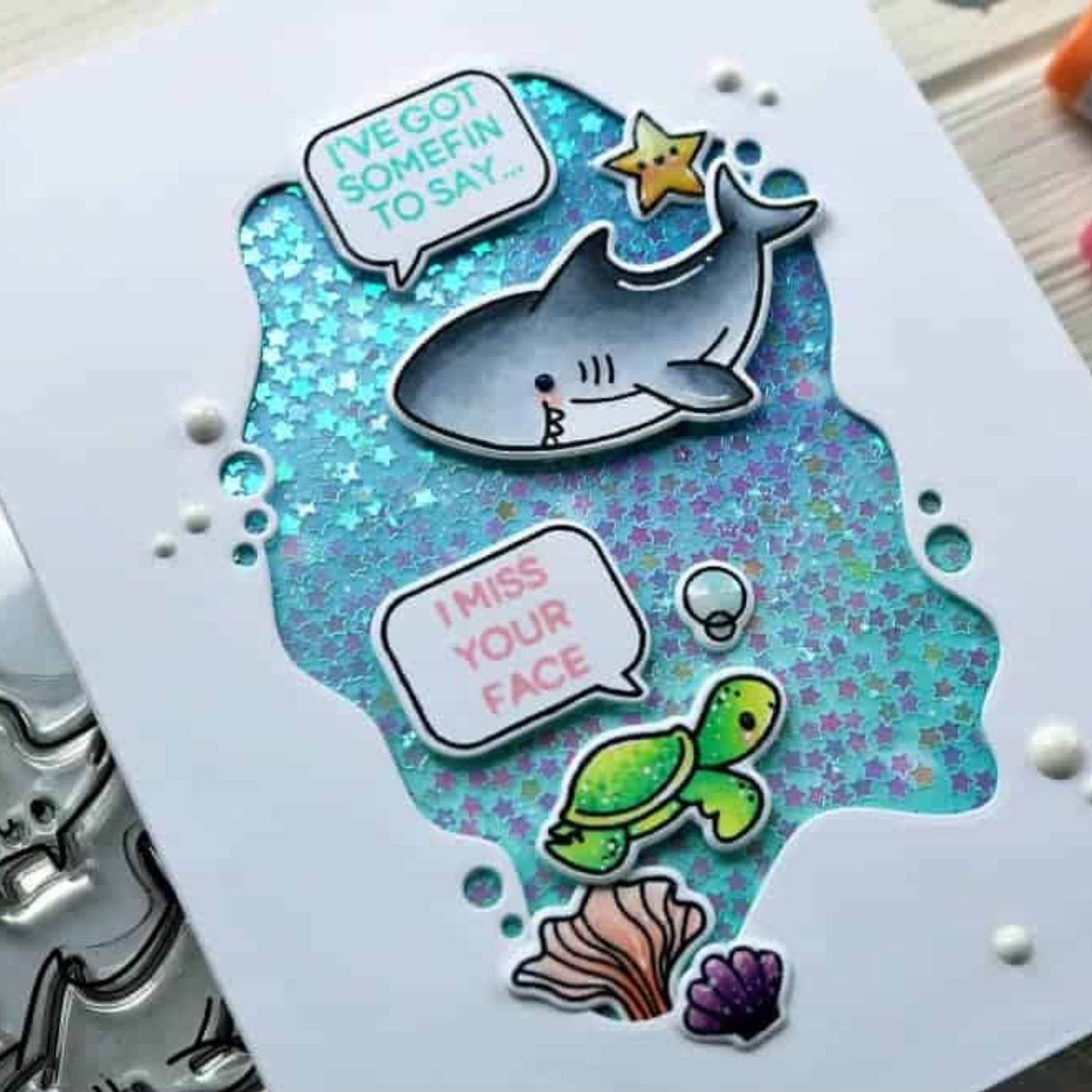 Just Say It Speech Bubbles #1 Cutting Die & Stamps Set