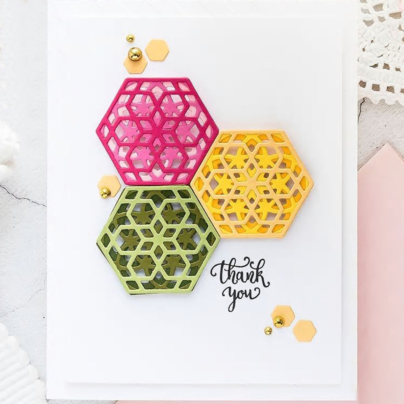 Kaleidoscope Shapes Trio Larger Size Cutting Dies