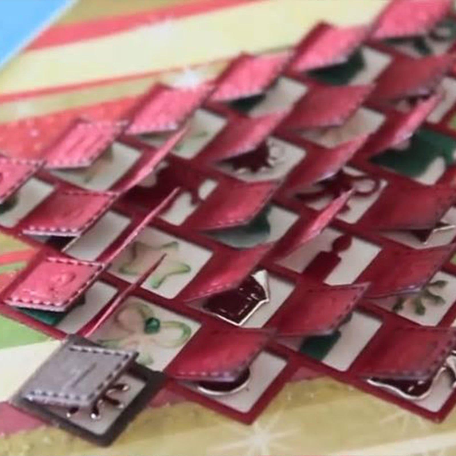 Christmas Tree Advent Calendar Cutting & Embossing Die