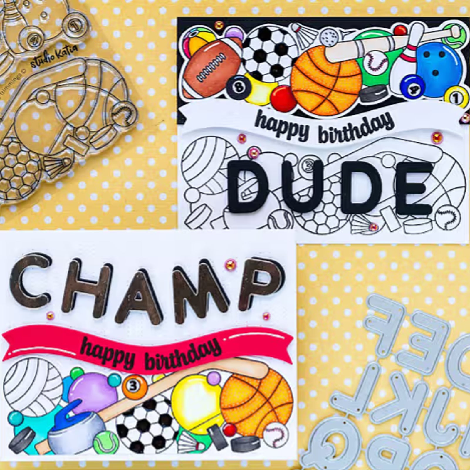Rounded Bold Alphabet Cutting Dies