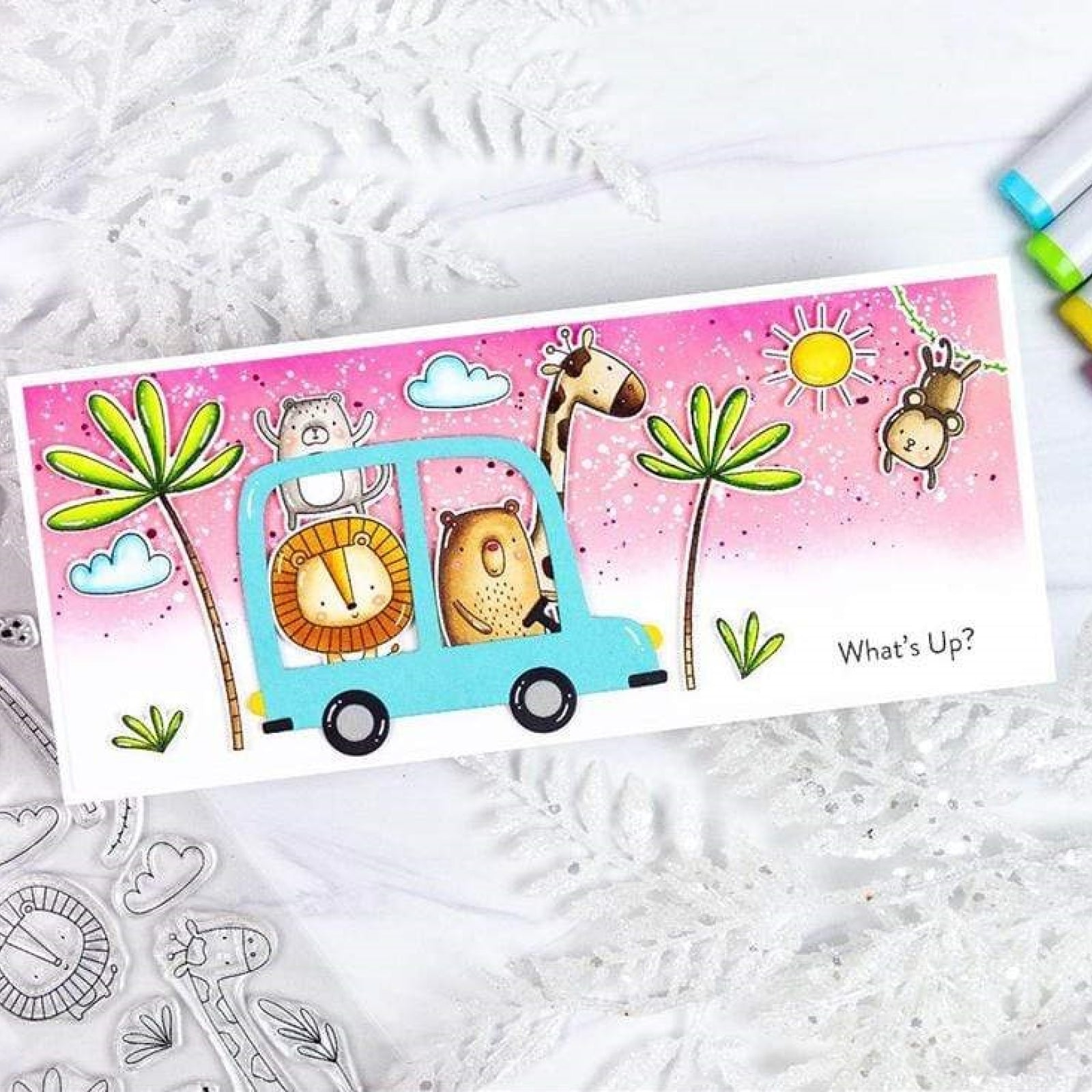 Build It Cartoon Car Cutting & Embossing Dies