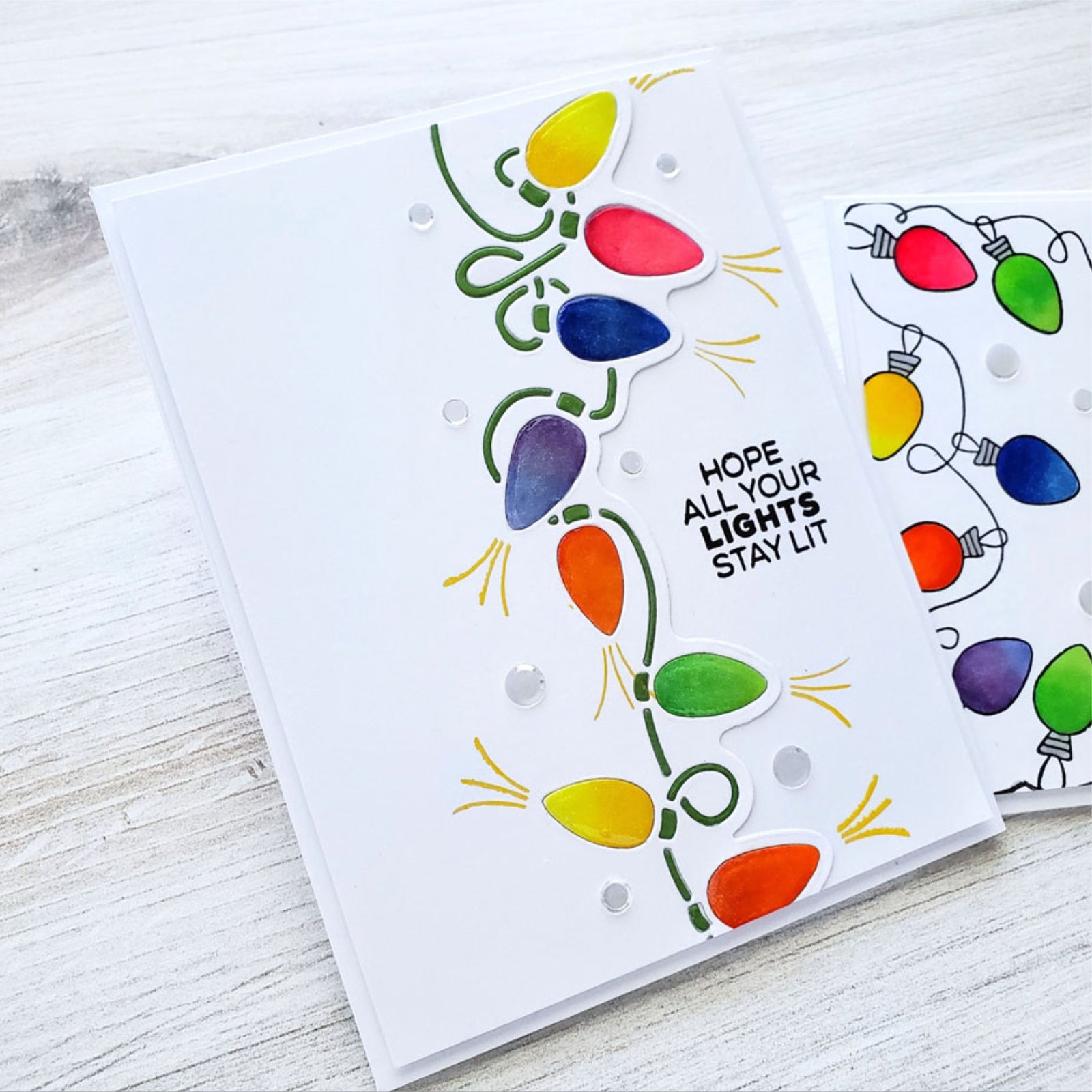 Holiday Lights Border Cutting Die