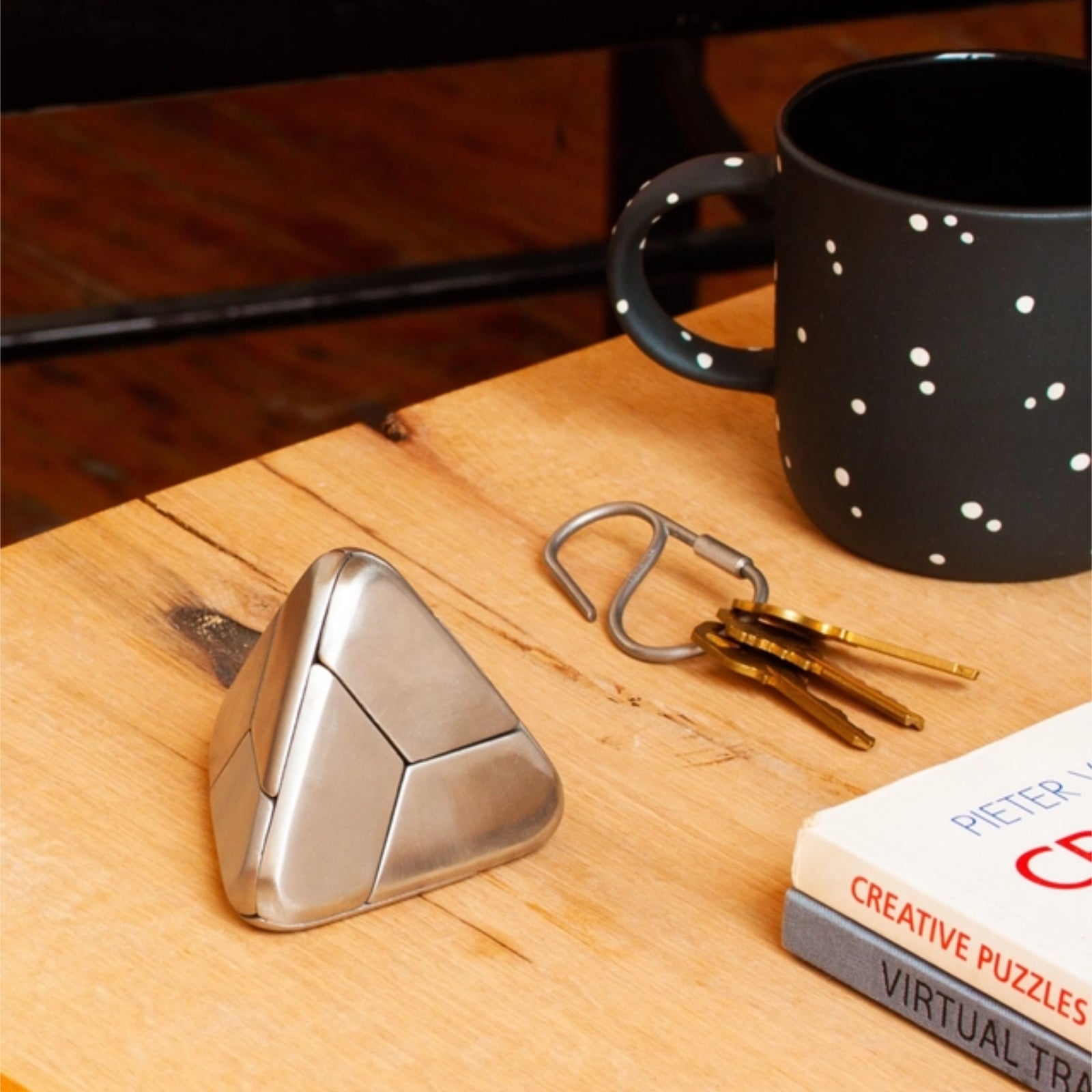Tetra Puzzle - Stainless Steel - Level 6 - Craighill