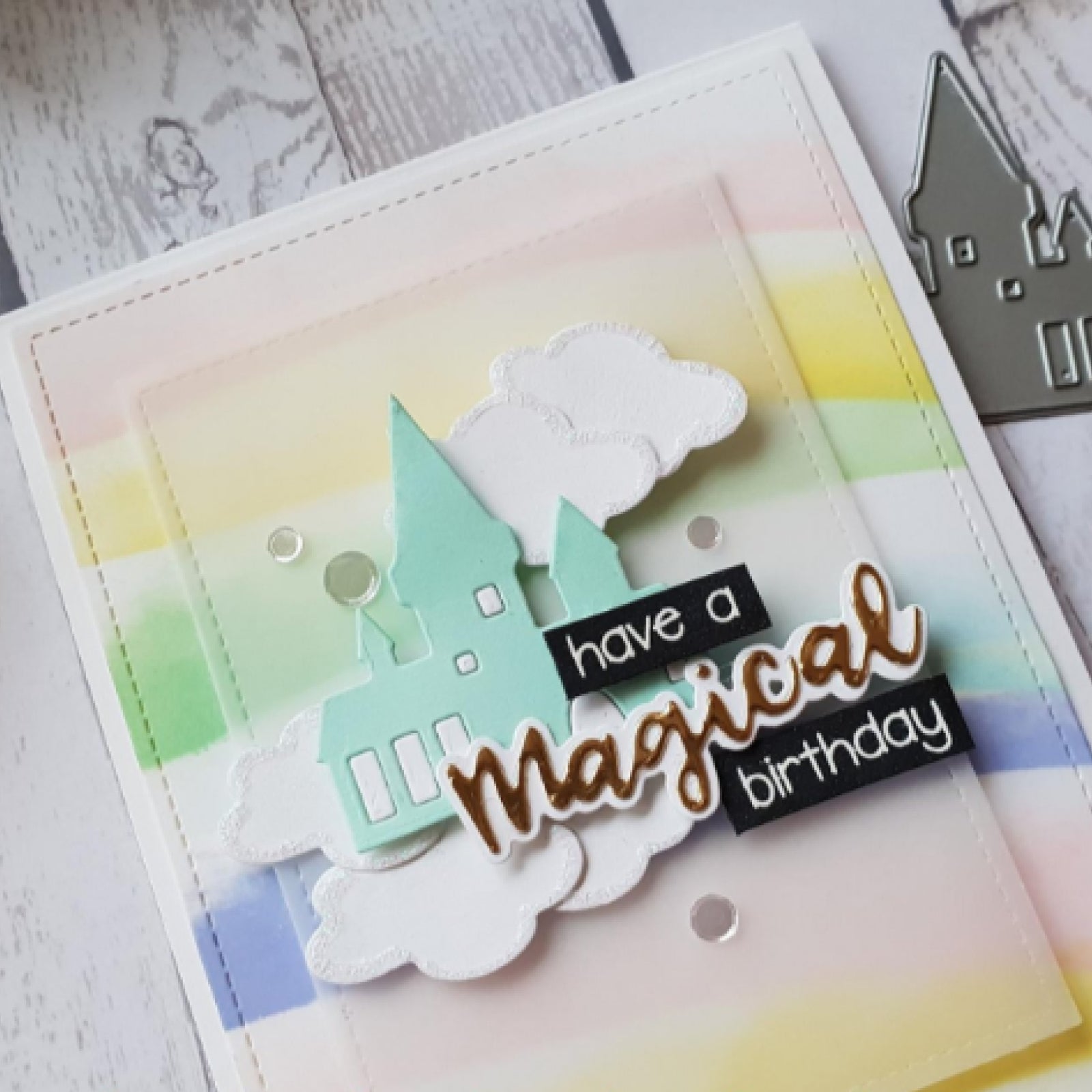 Magical Castle Mini Night Scene Cutting Die Set