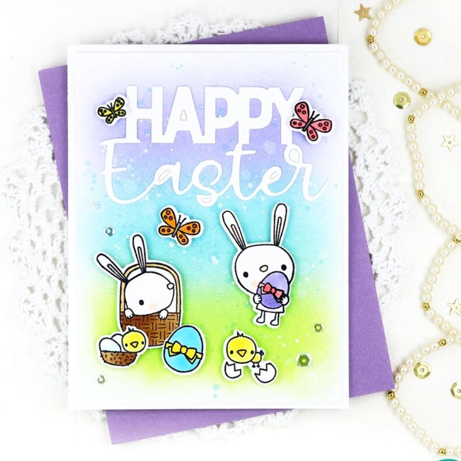 Happy Easter 2 Fonts Cutting Die