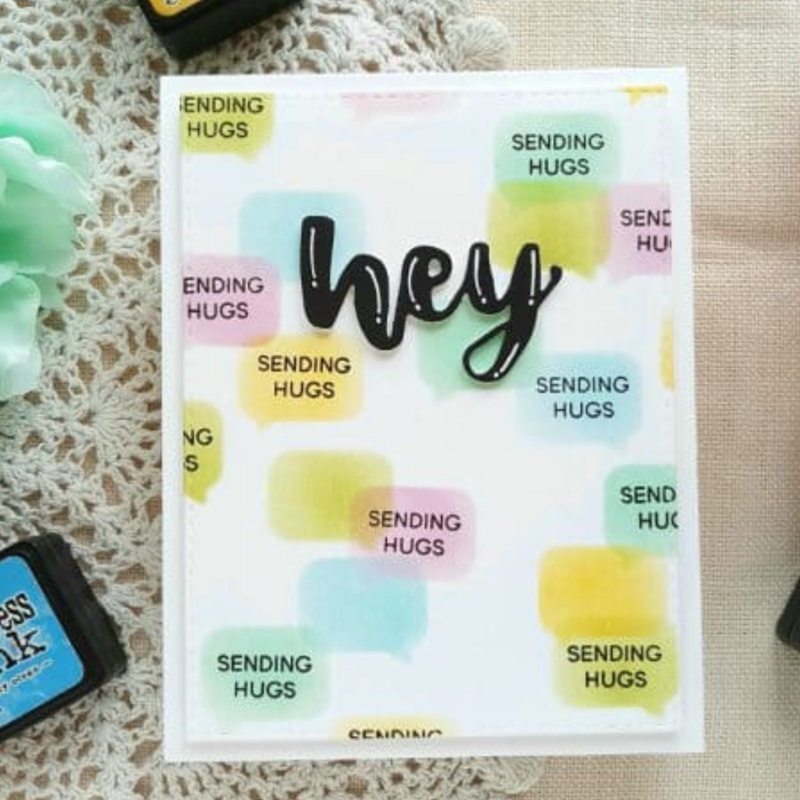 Just Say It Speech Bubbles #1 Cutting Die & Stamps Set