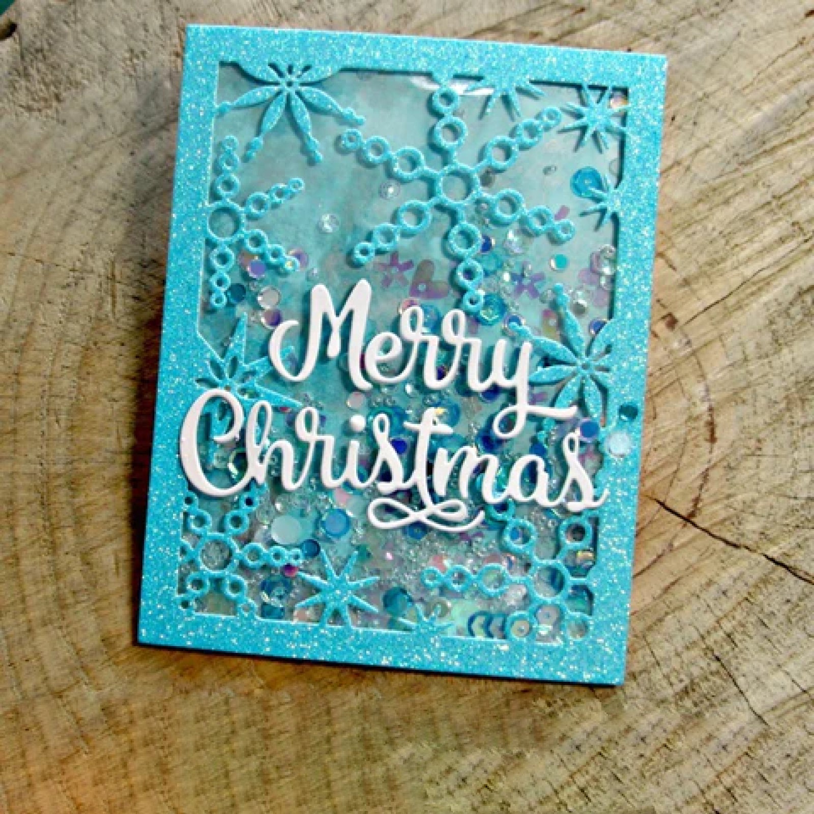 Snowflakes Background Frame Cutting Die