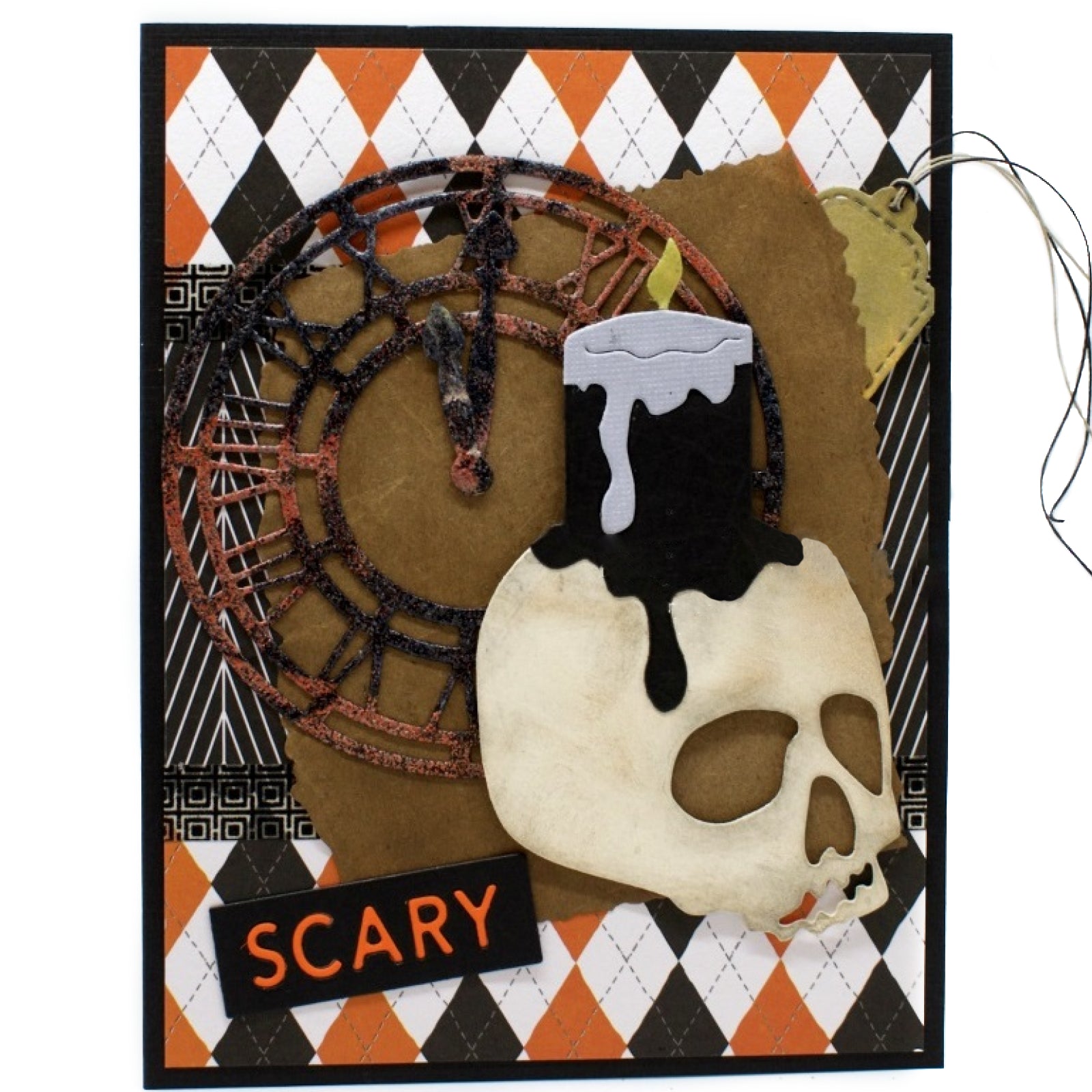 Halloween Block Sentiment Words Cutting Dies