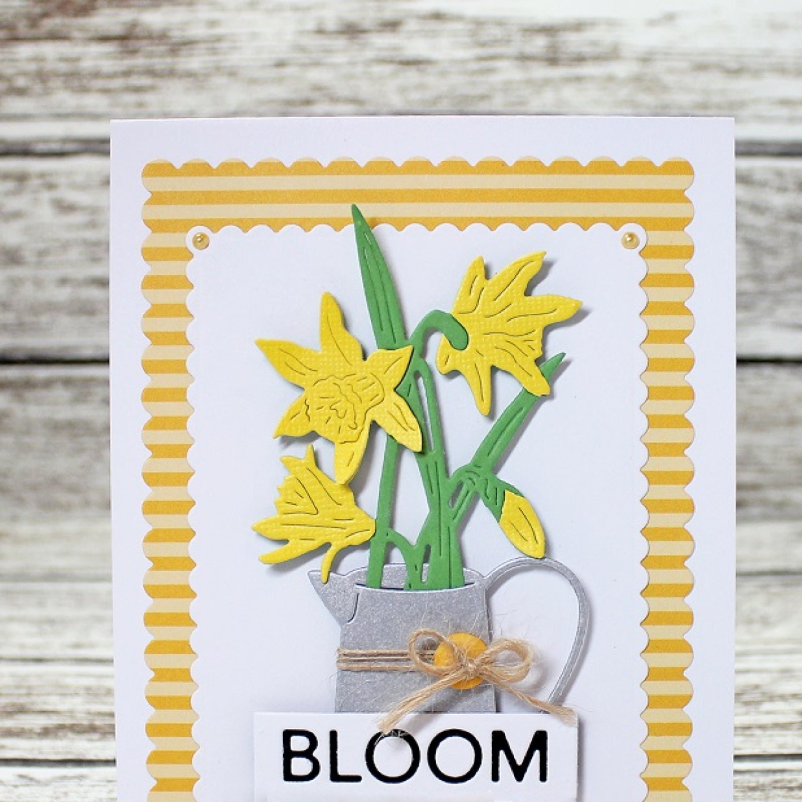 Bloom & Grow Block Sentiment Words Cutting Dies